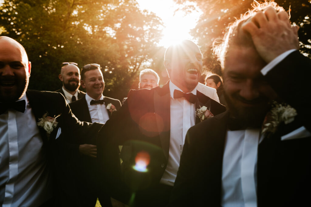groom and groomsmen