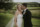 groom kissing bride