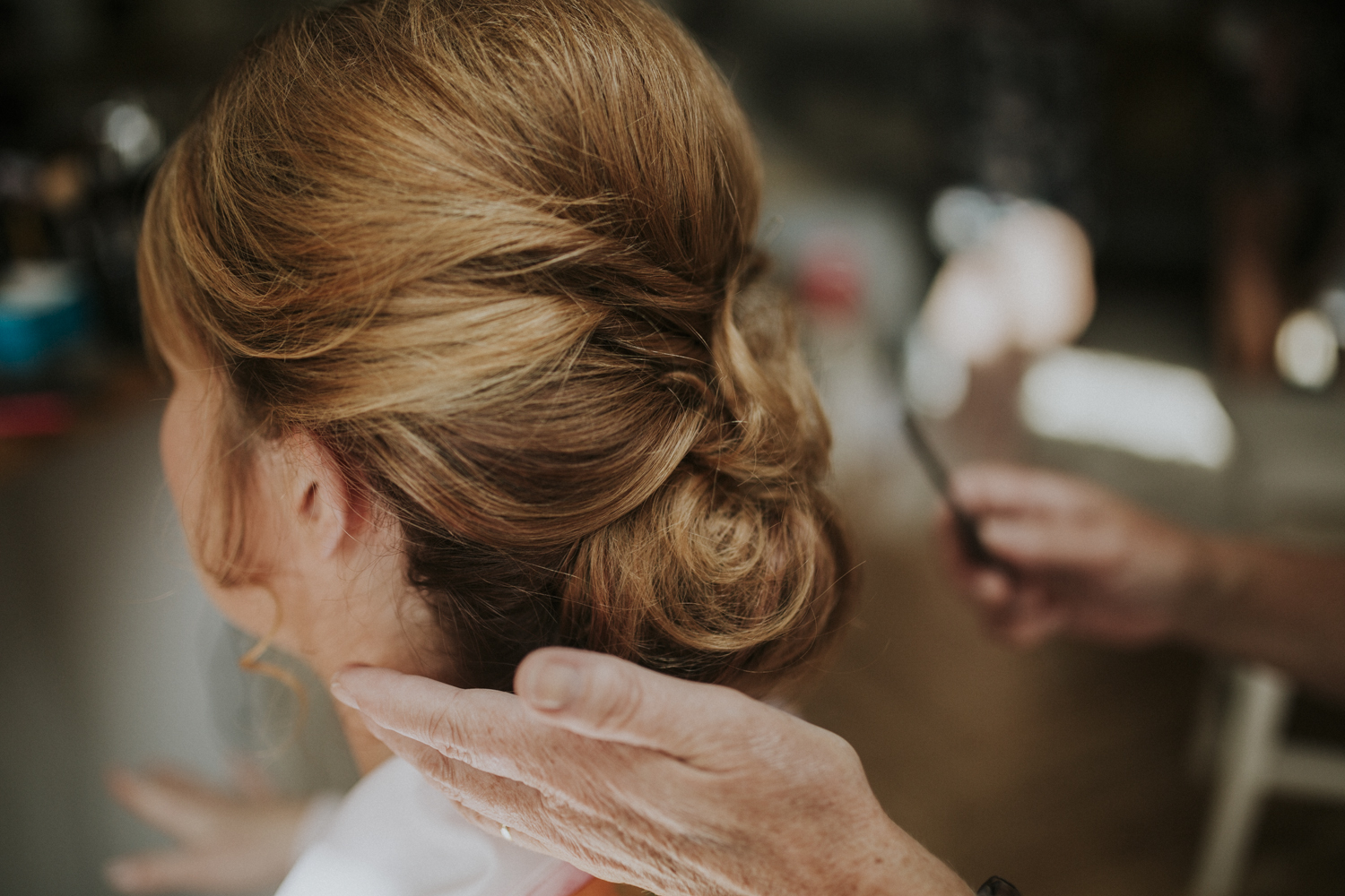 bridal hair