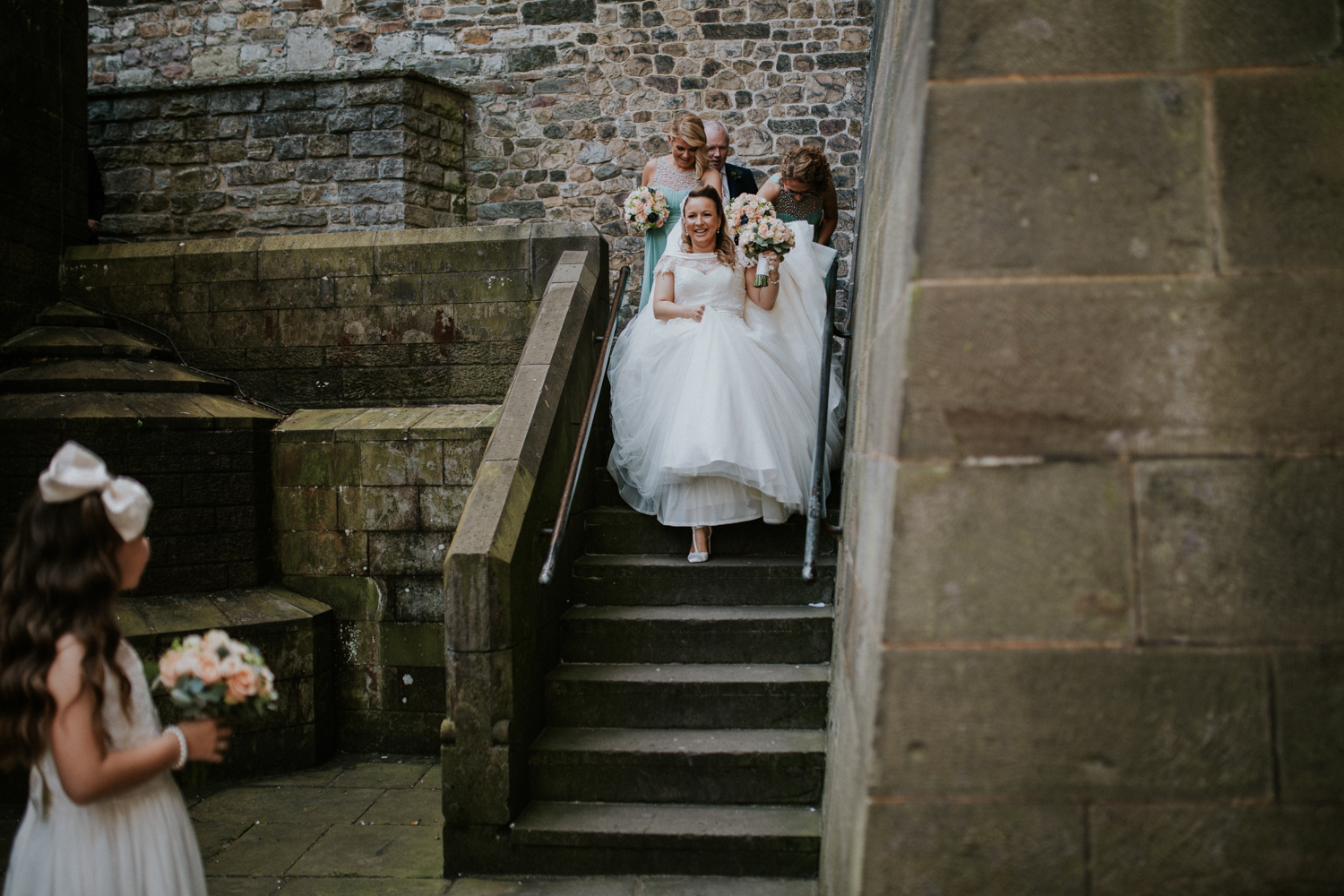 bride arriving