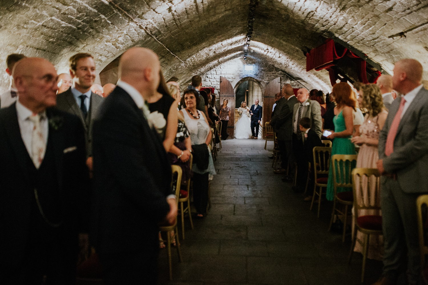 bride walking down the isle