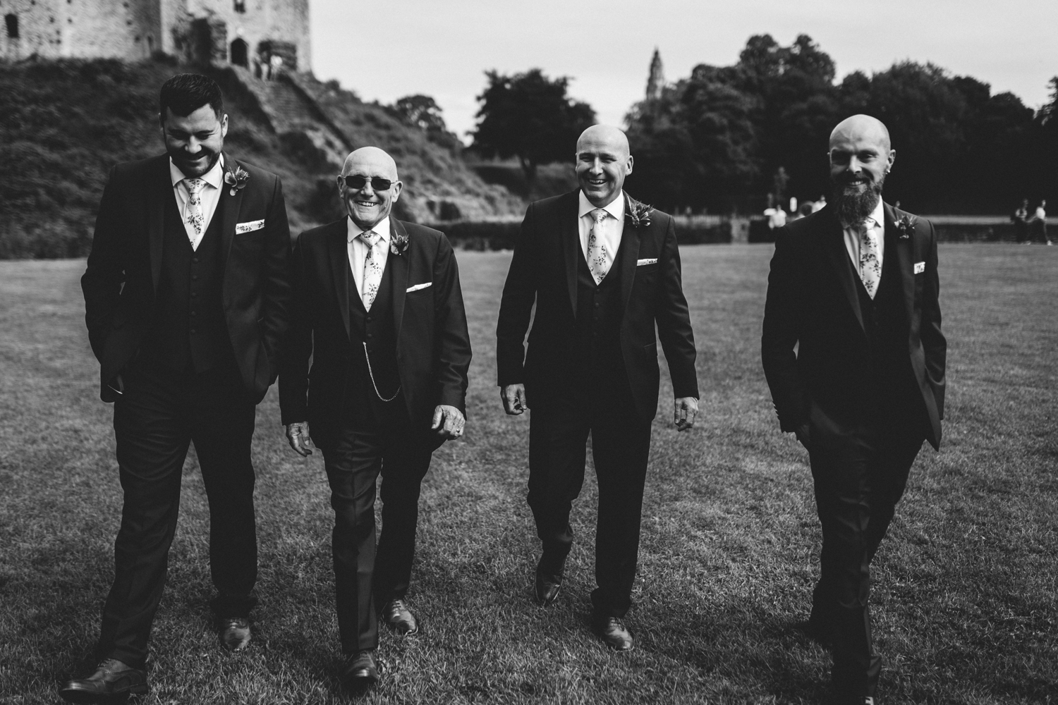 groomsman walking