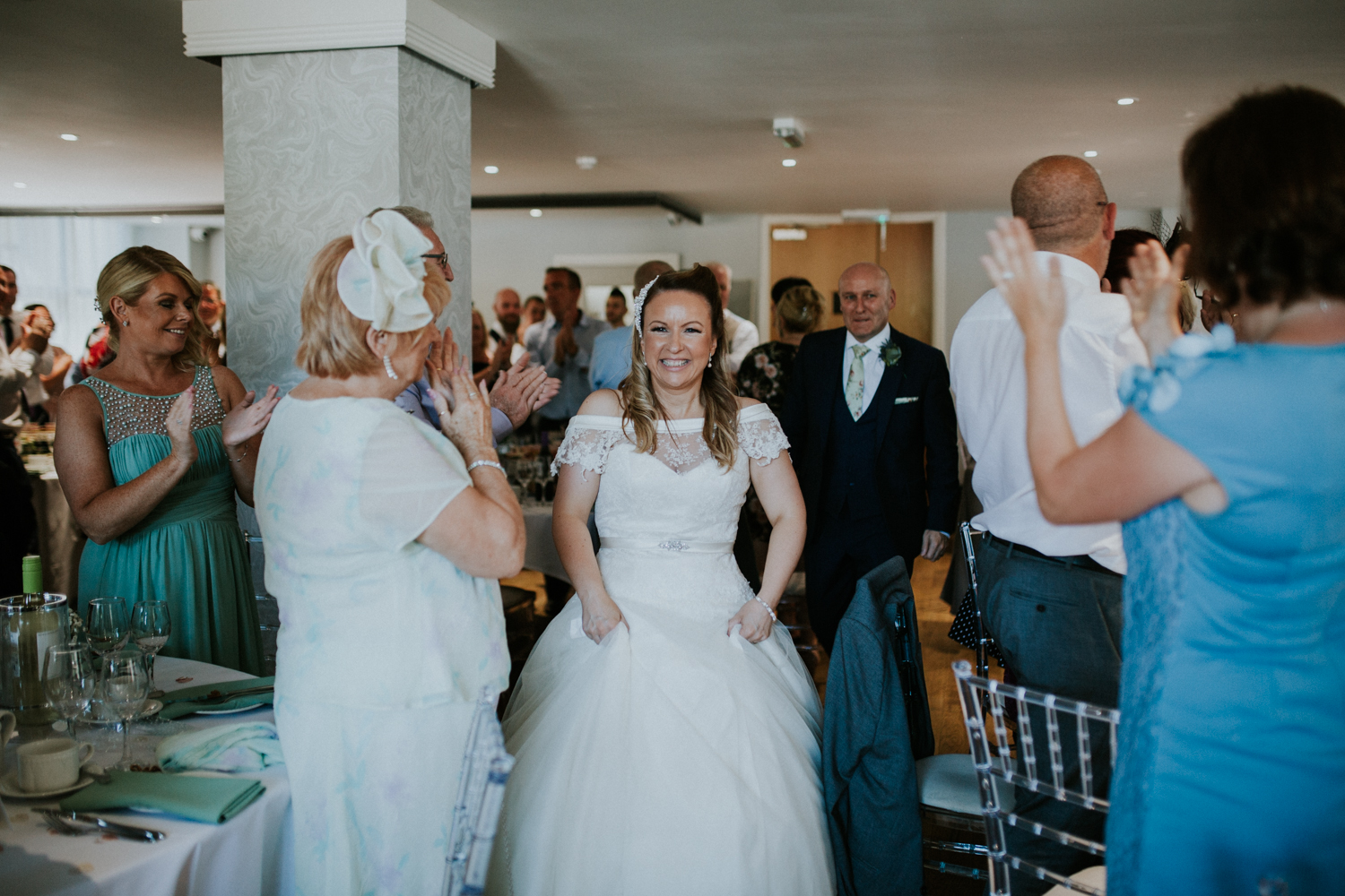 bride and groom entrance