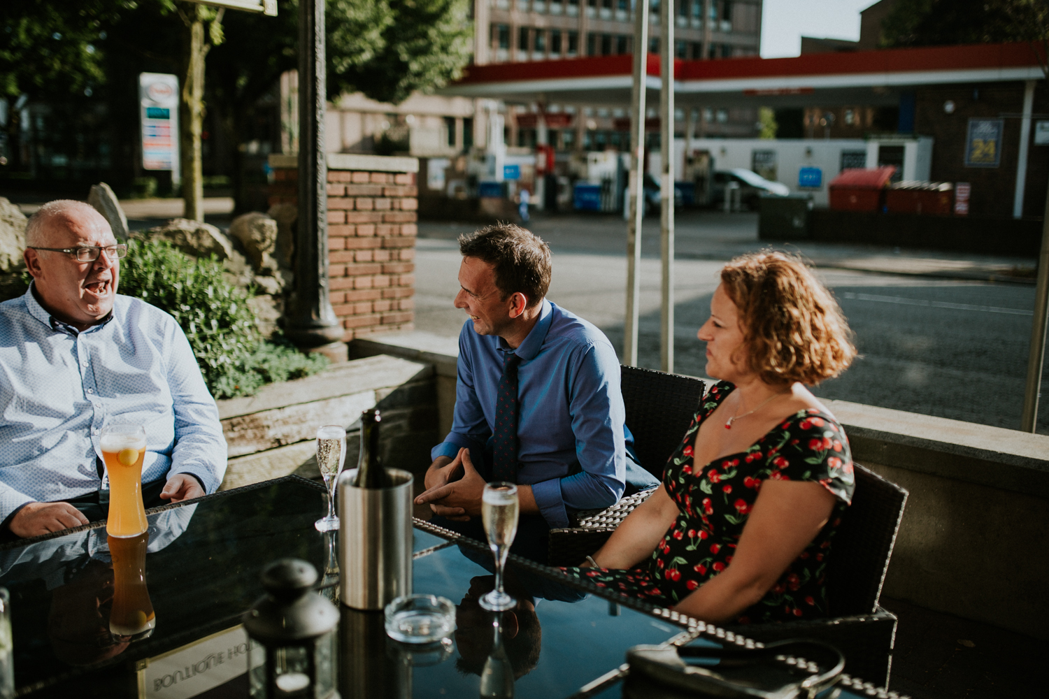 guests out in the sun