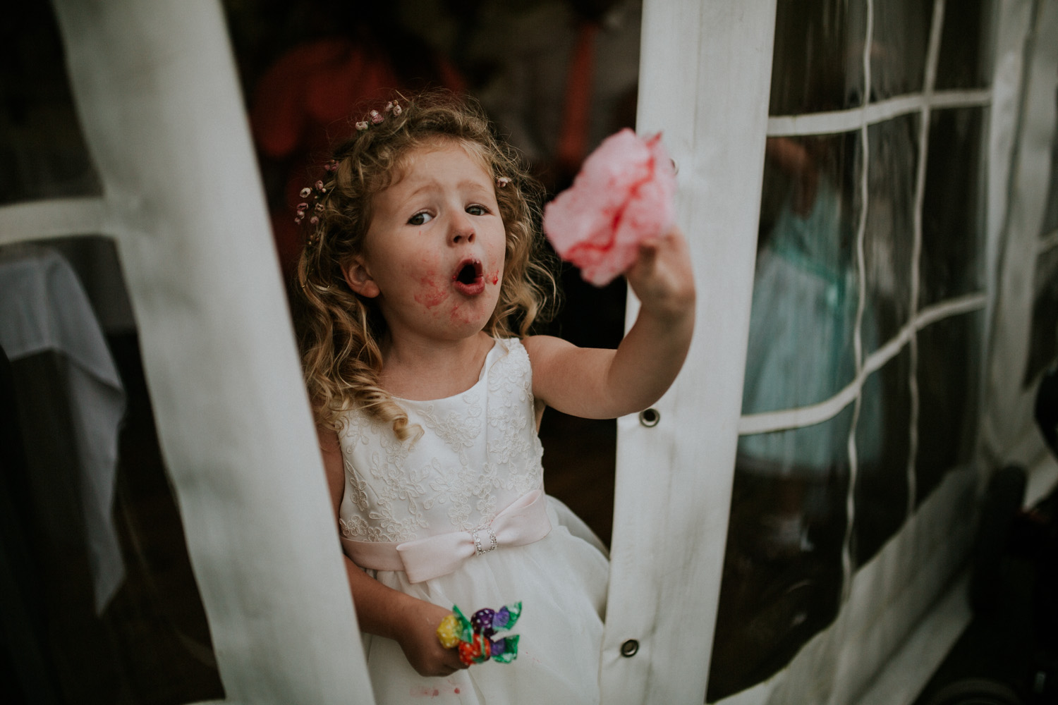 brides daughter candy floss