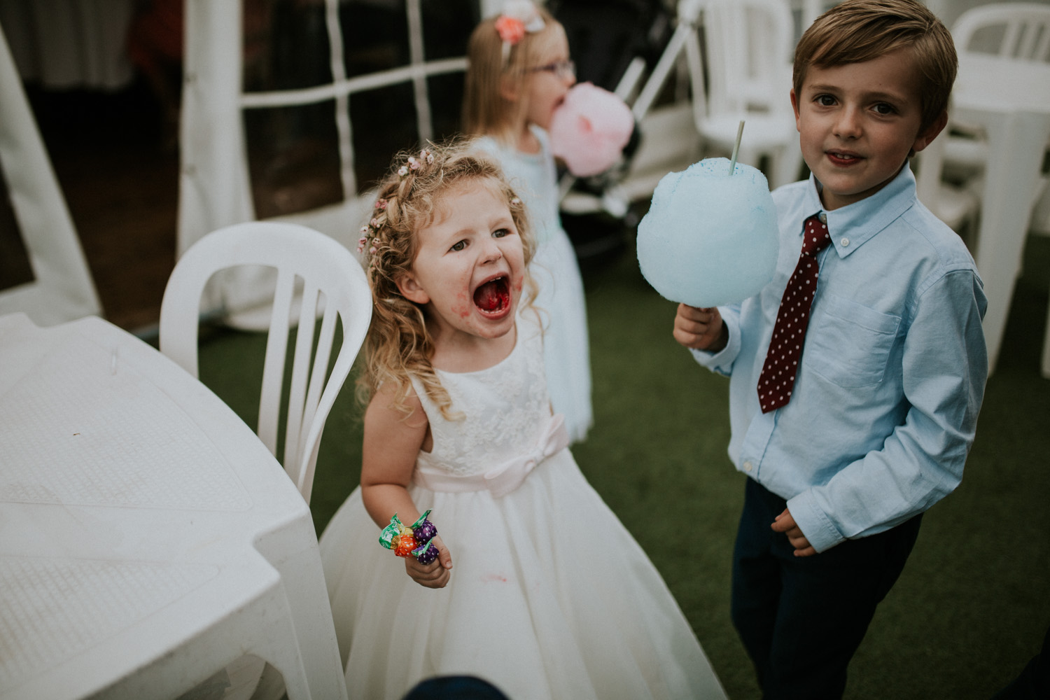 brides daughter candy floss