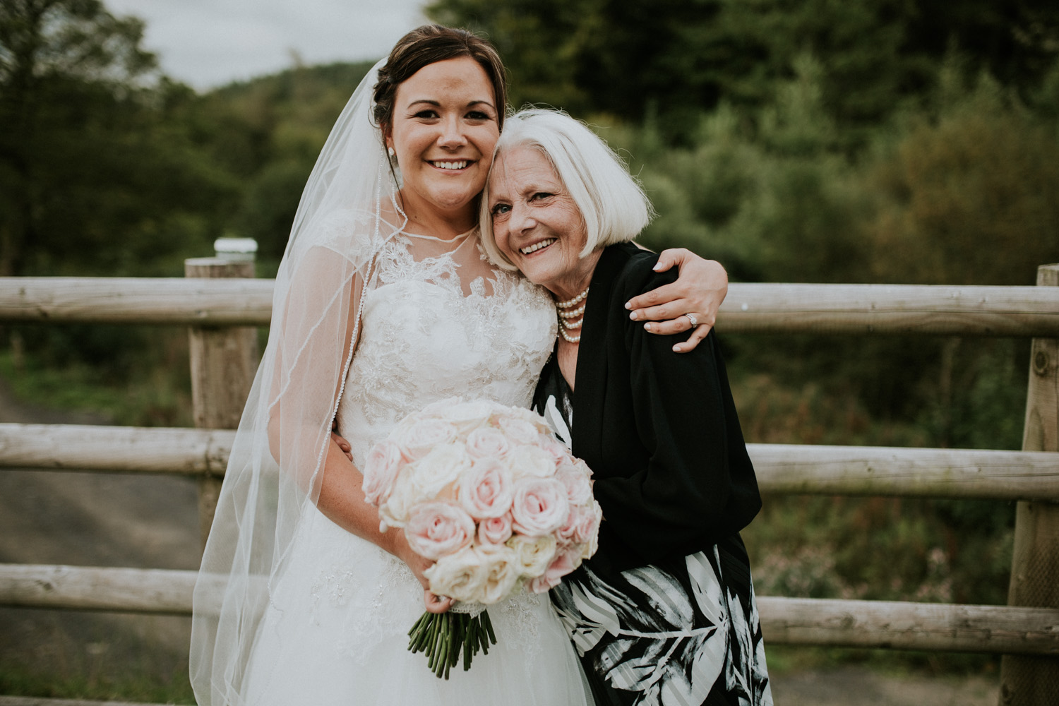 bride and her nan