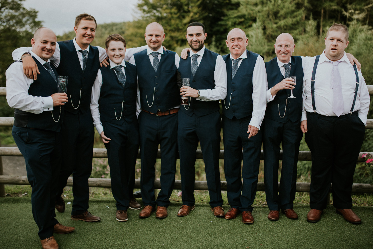 groomsmen portrait