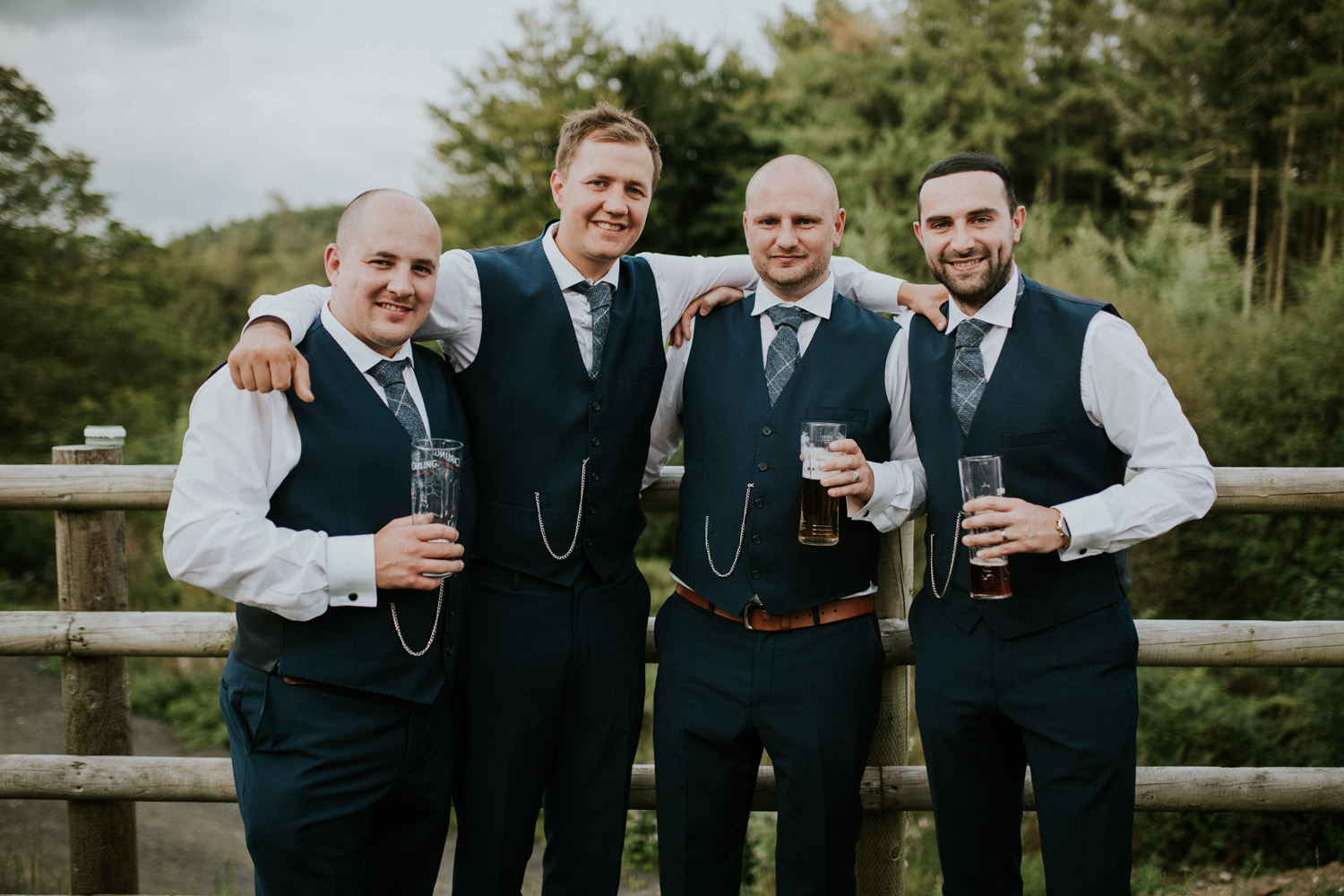 groomsmen portrait