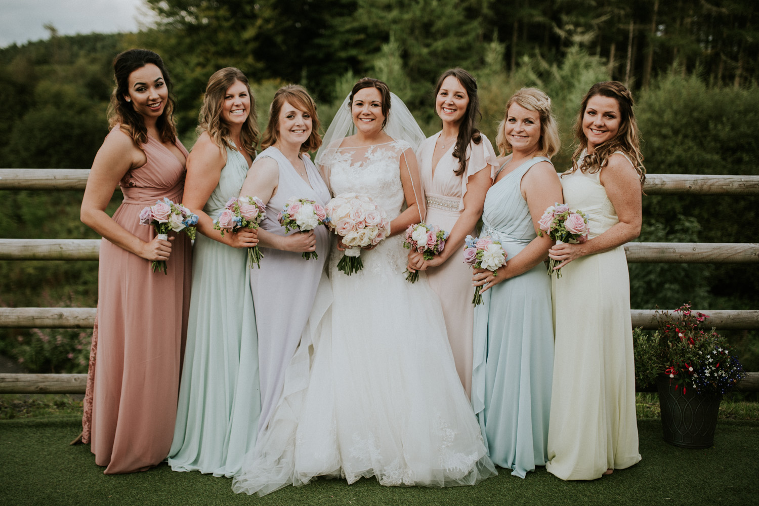 bridesmaids portrait