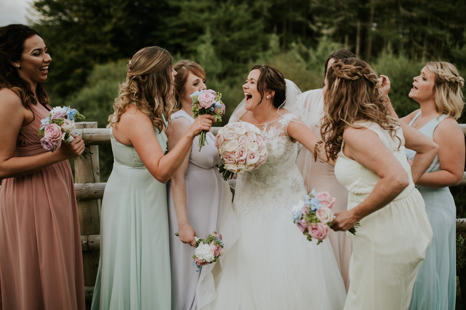 bridesmaids portrait