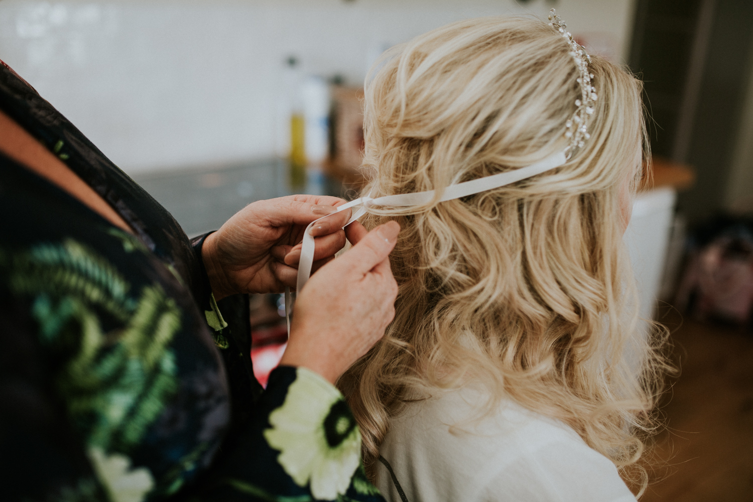 brides hair