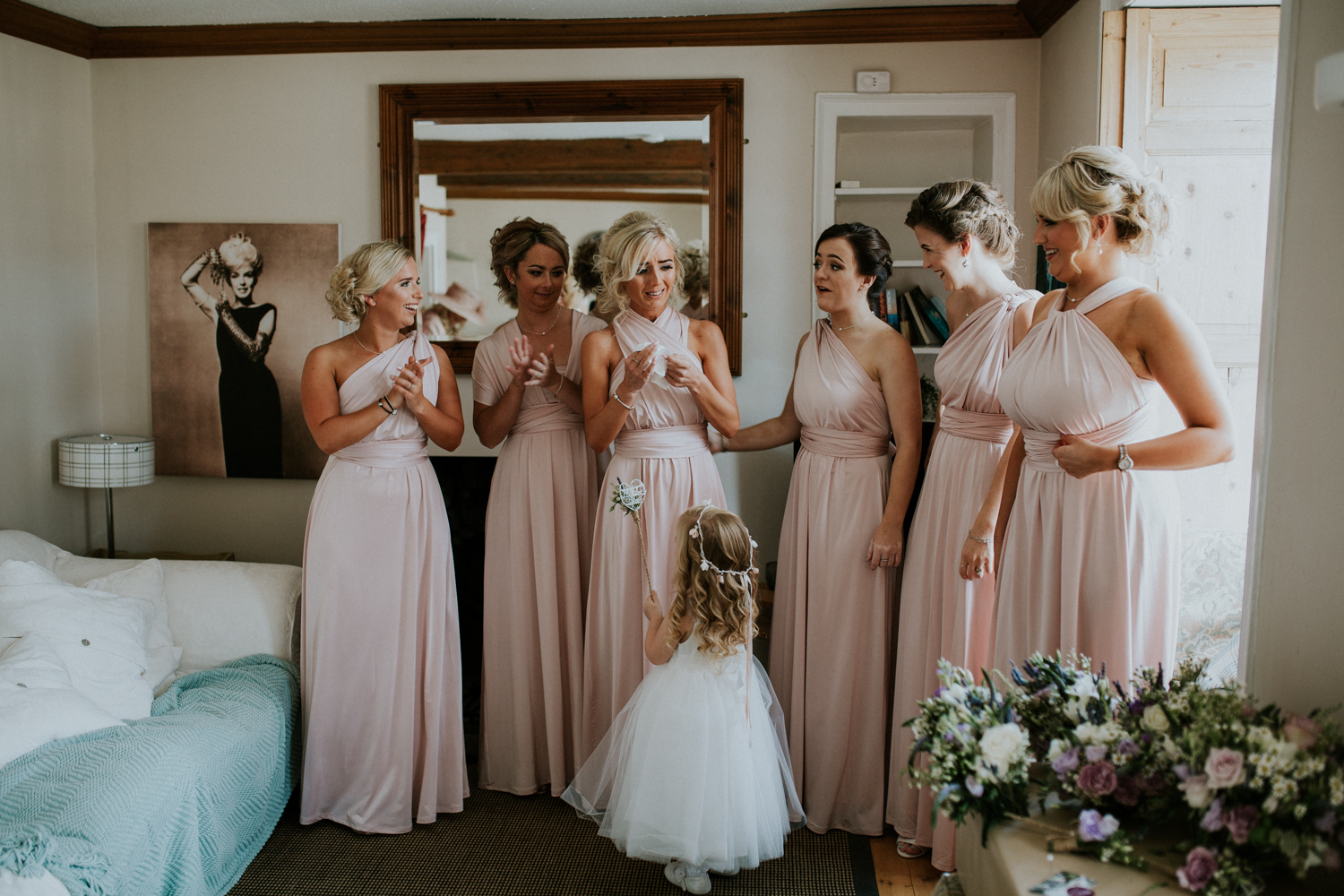 bridesmaids dress reveal