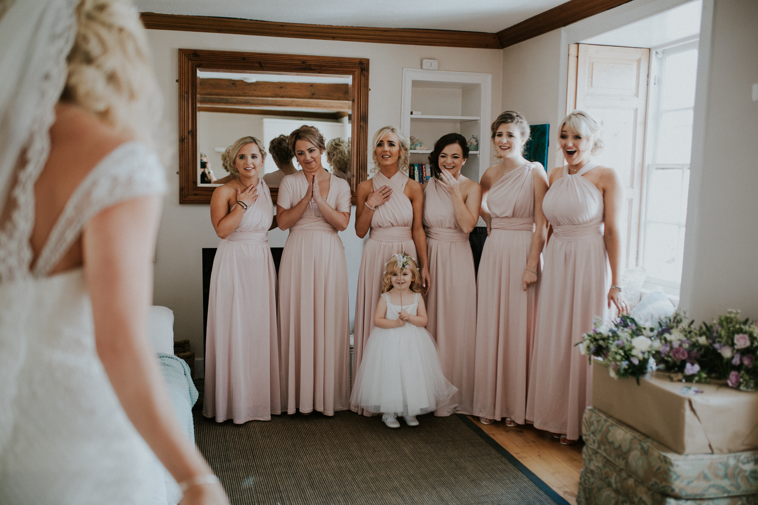 bridesmaids dress reveal