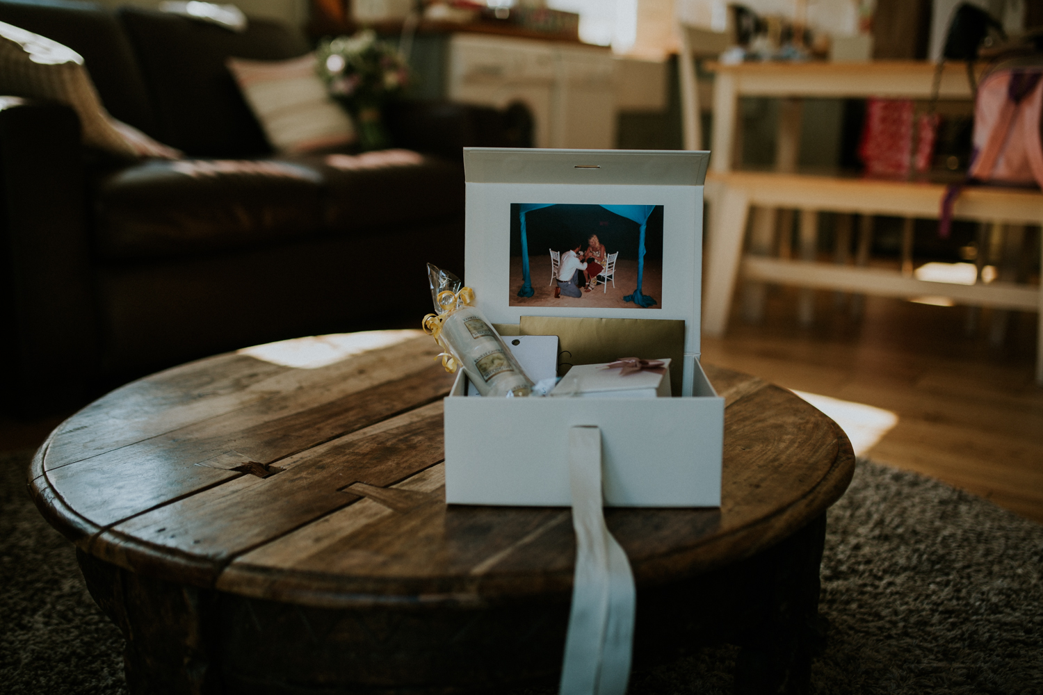 gift box from groom