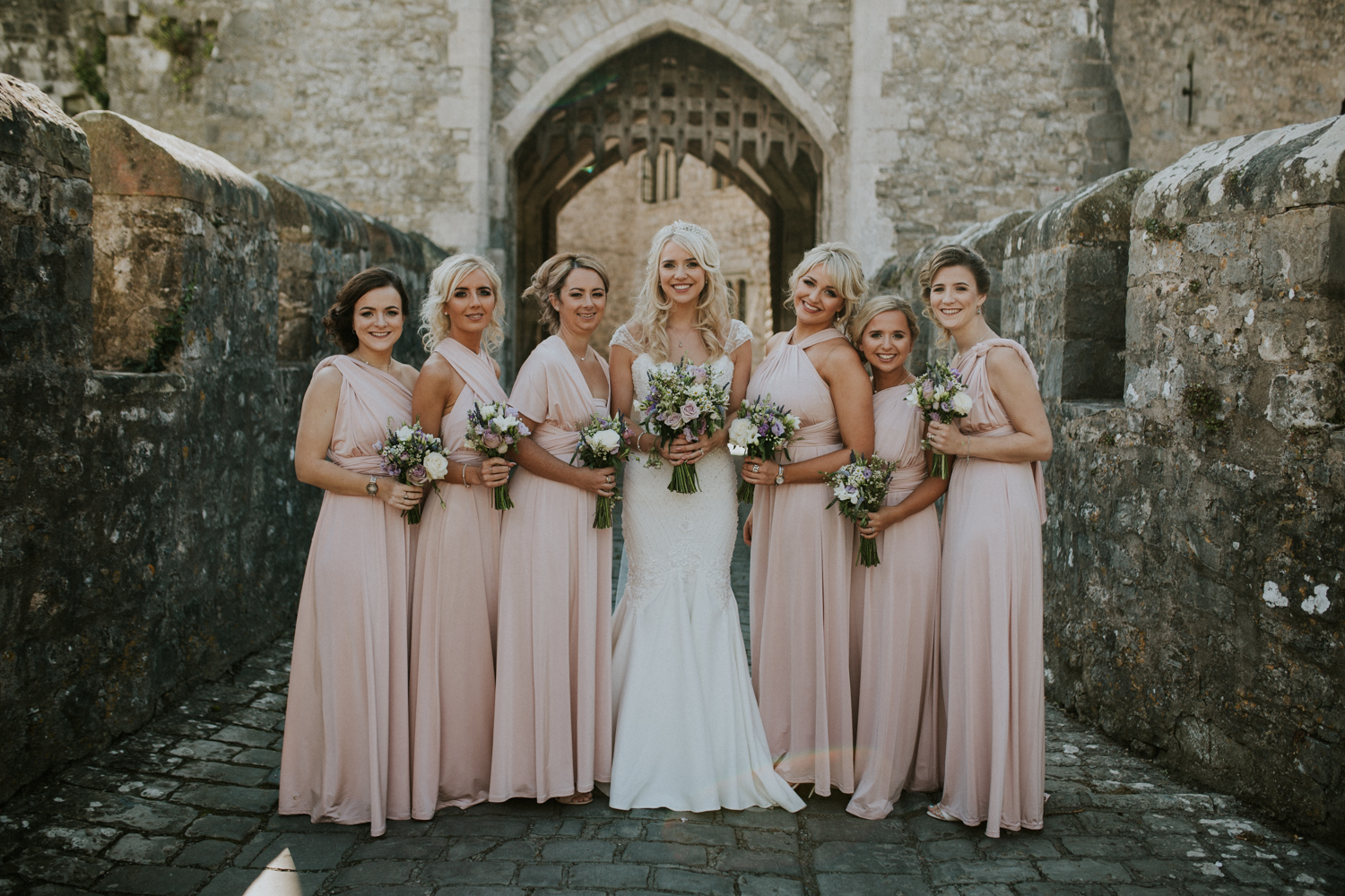 bride and bridesmaids