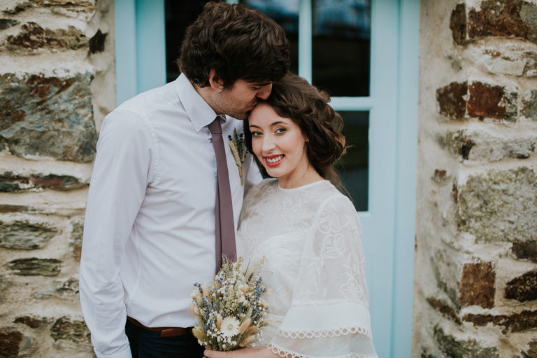 Stephanie & David’s Elopement Wedding at Nantwen.