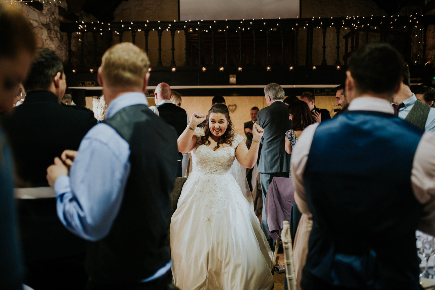 bride laughing