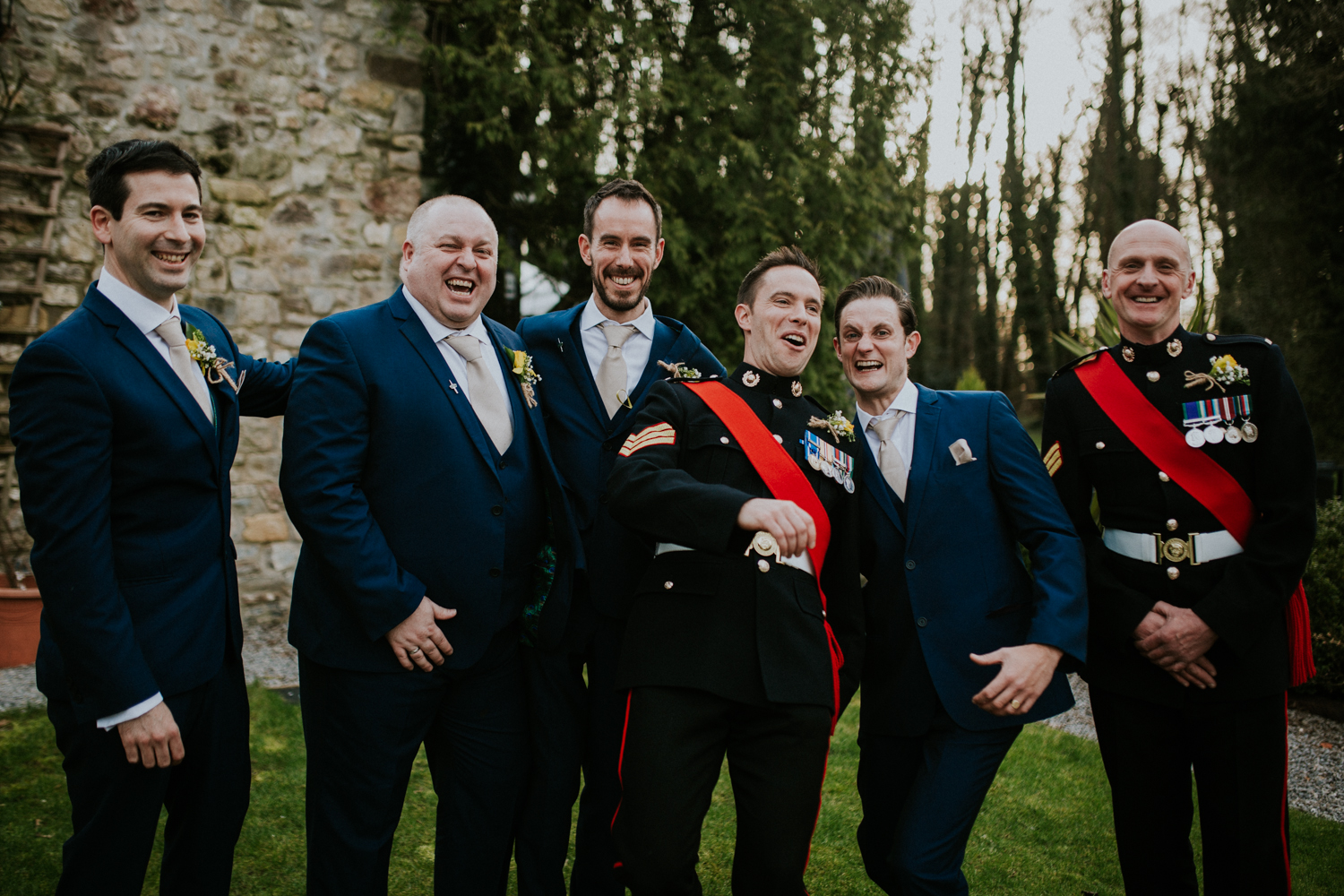 groom and groomsmen