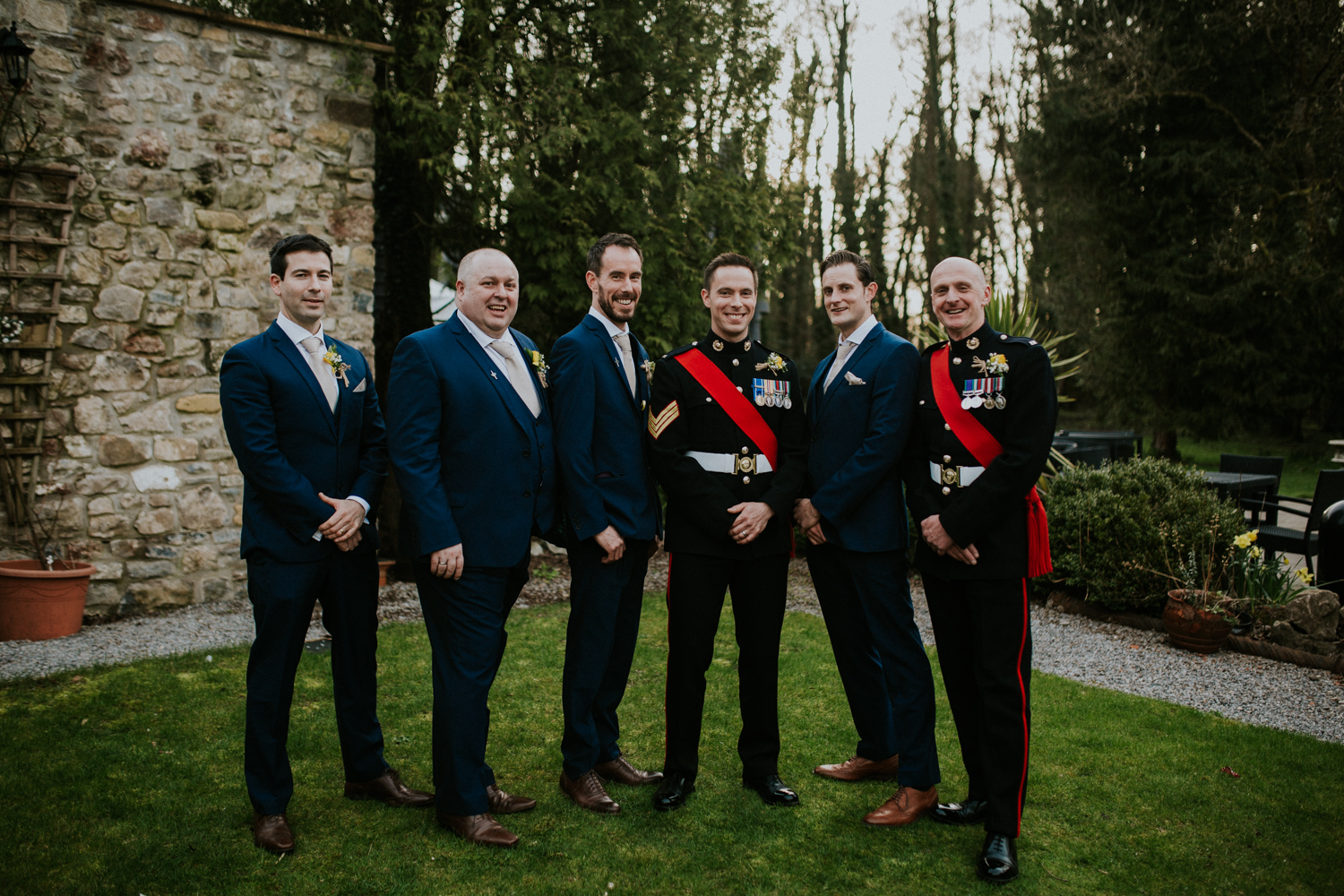 groom and groomsmen