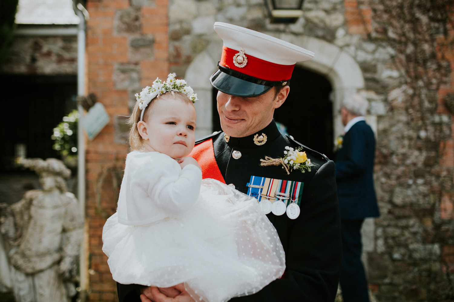 groom and daughter