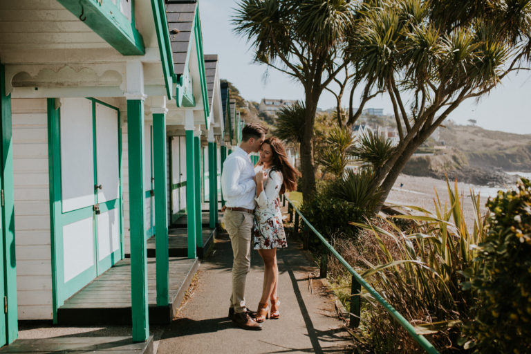 Delyth & Chris Engagement Session at Langland Bay, Swansea