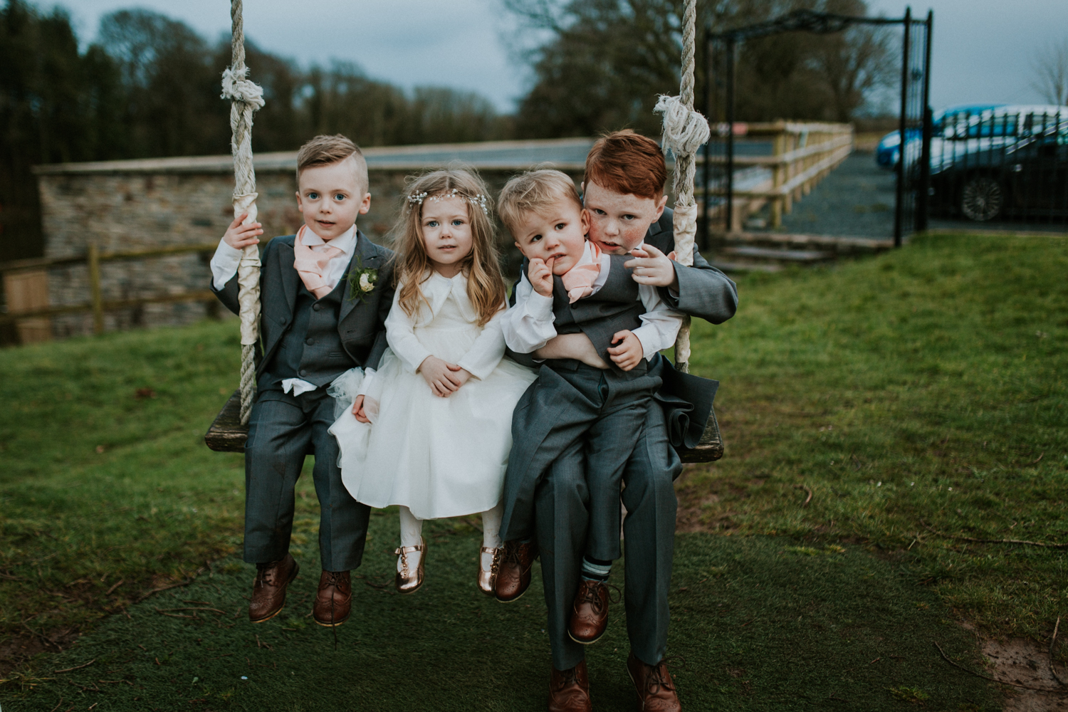 kids on the swing