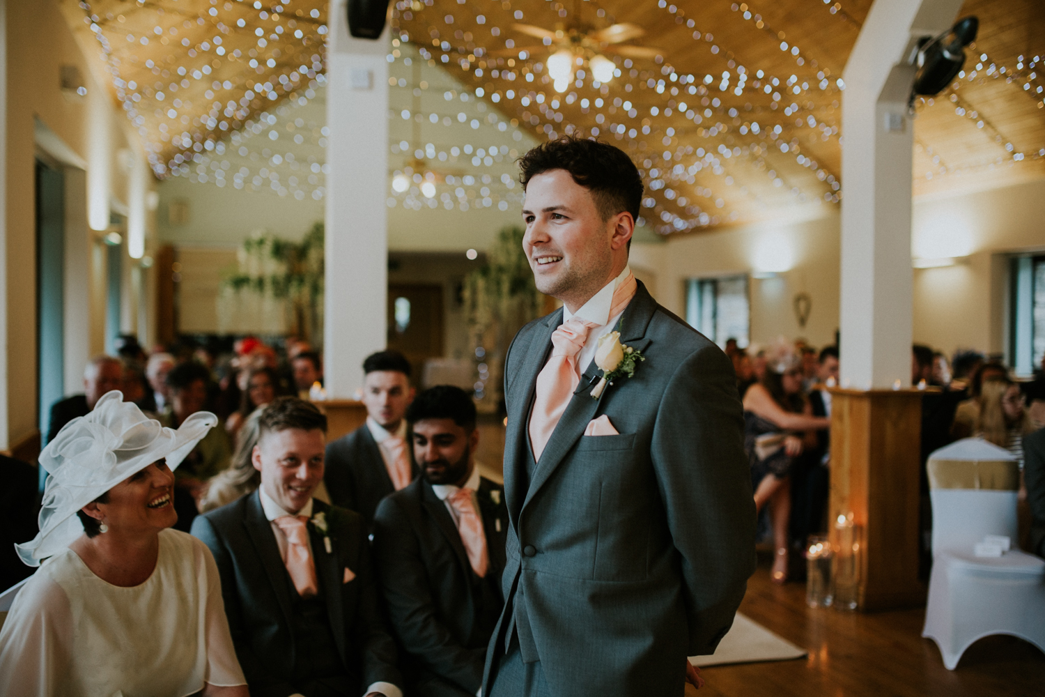 groom waiting