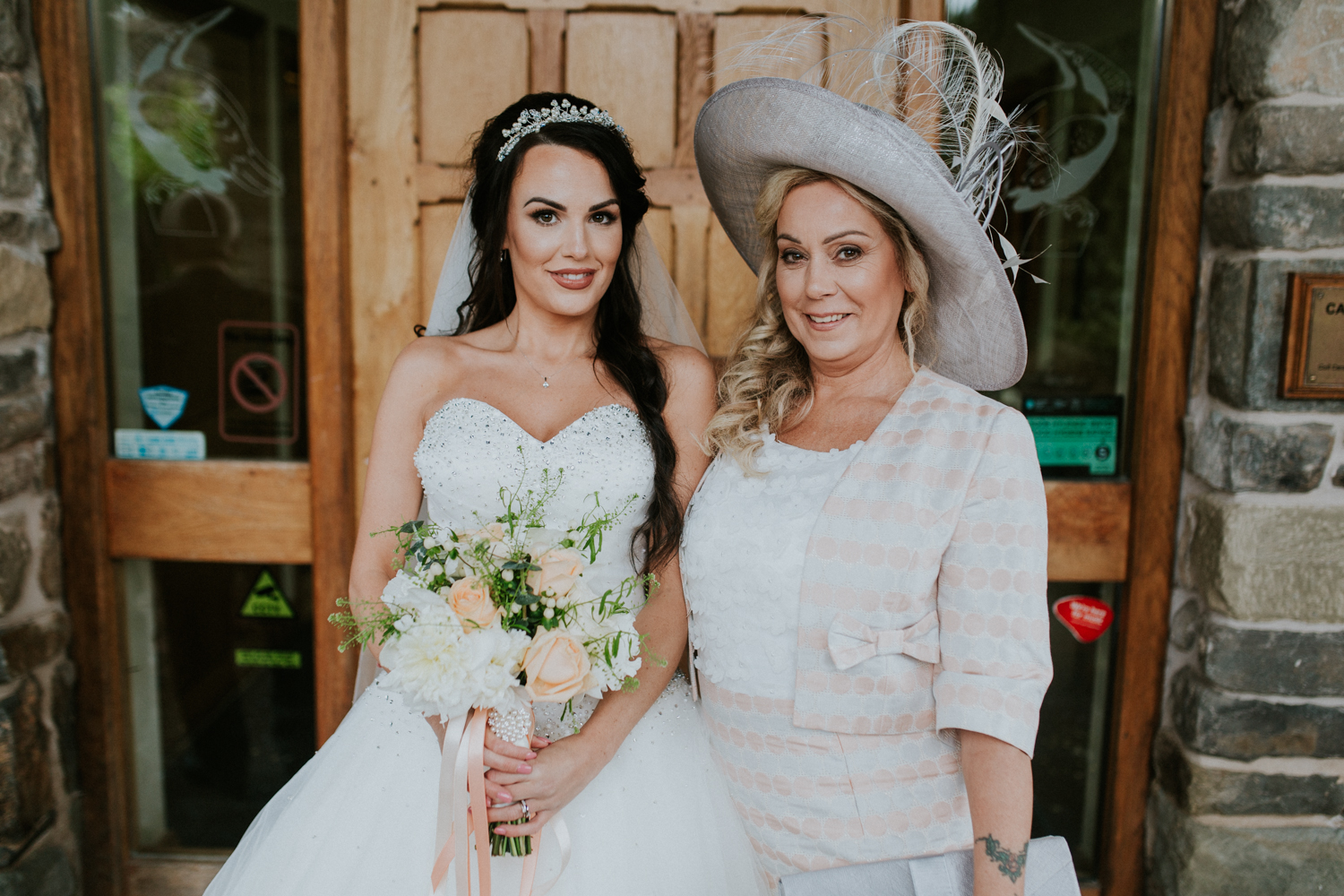 bride and mother