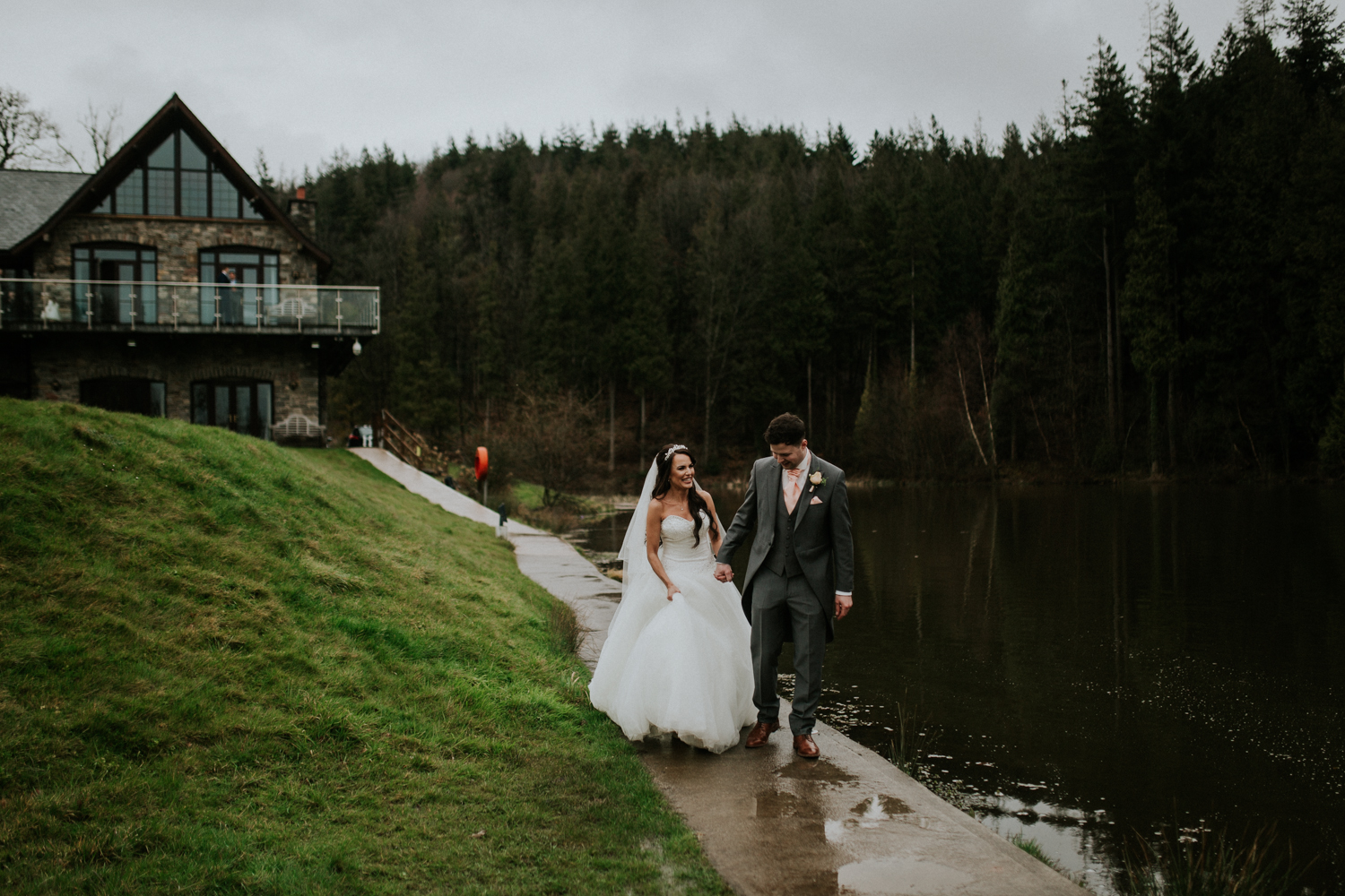 bride and groom portrait