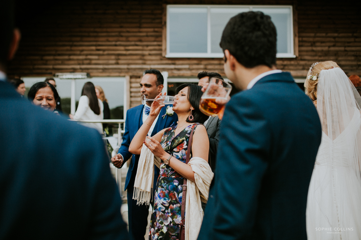 guests drinking