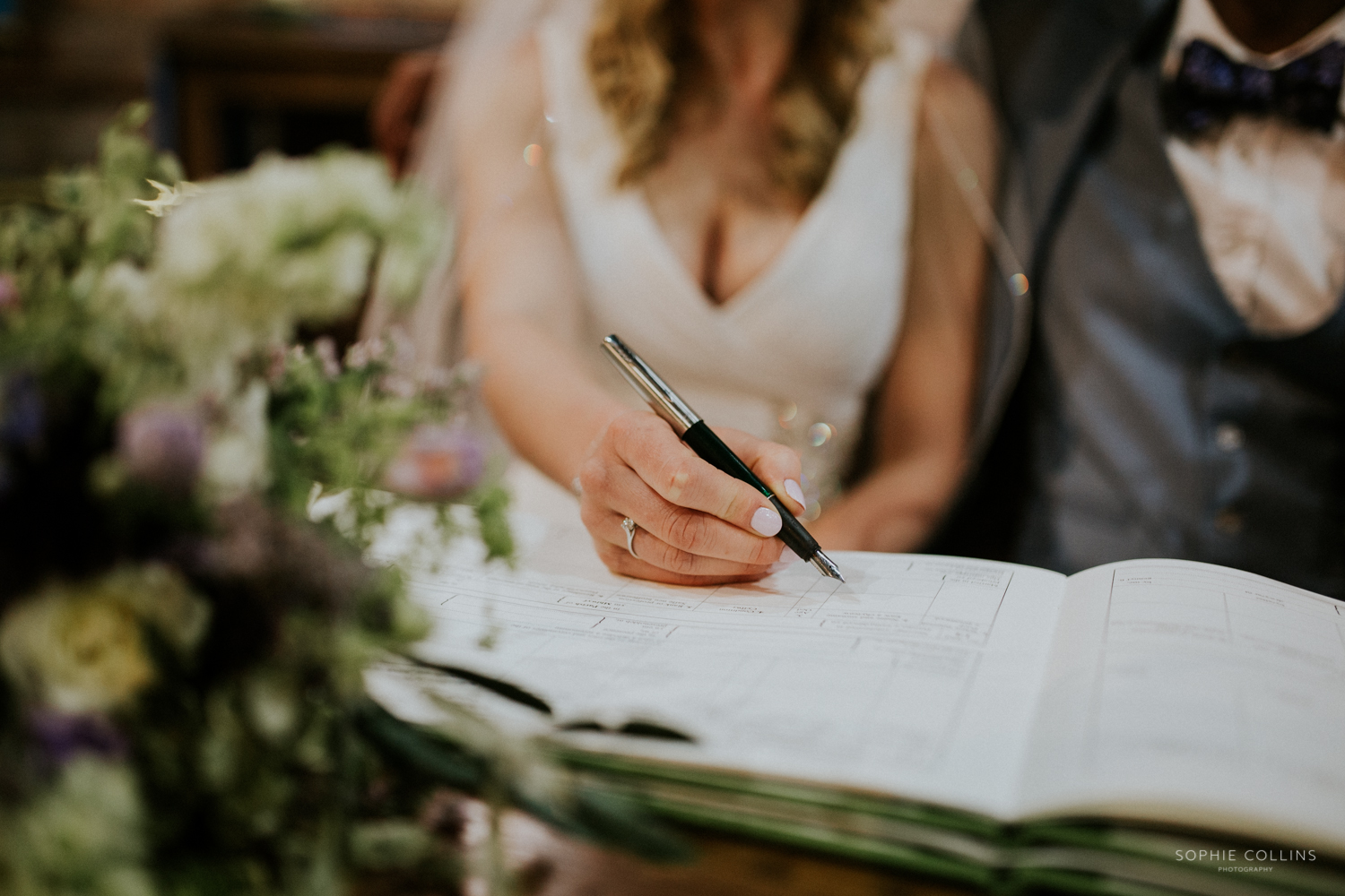 signing the register