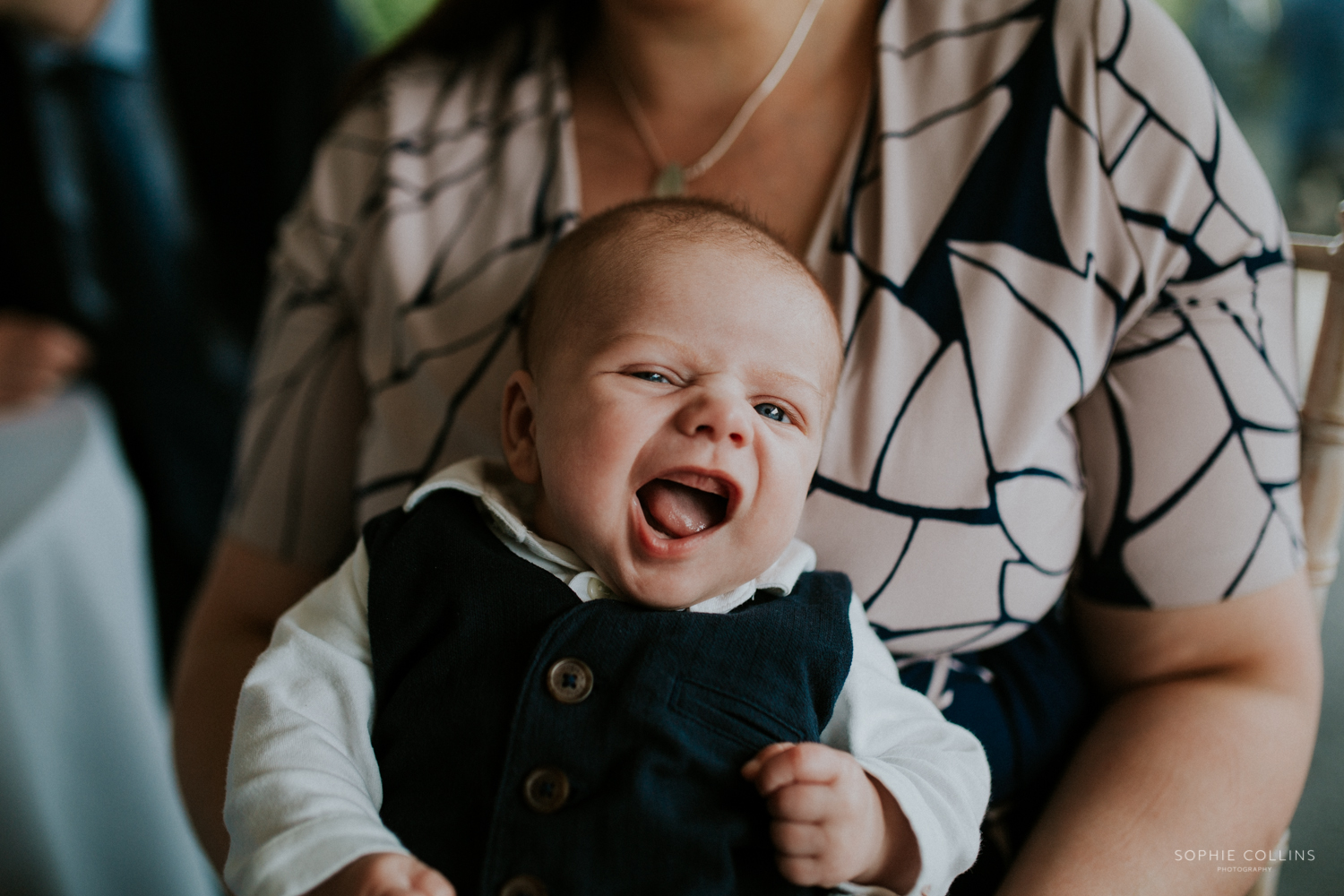 baby laughing