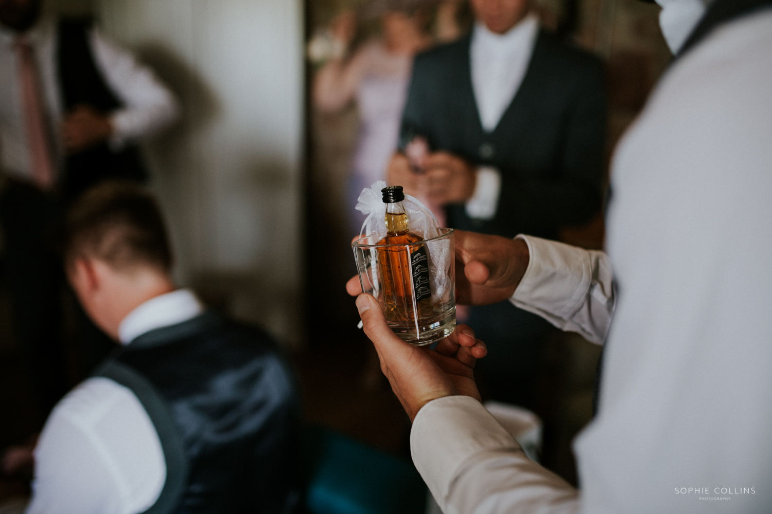 groomsmen present