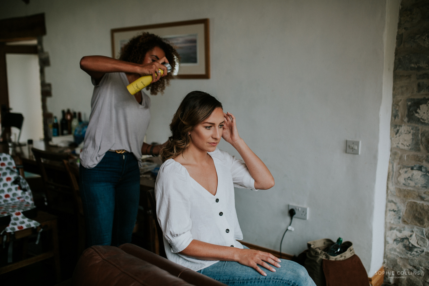 bridesmaid hair