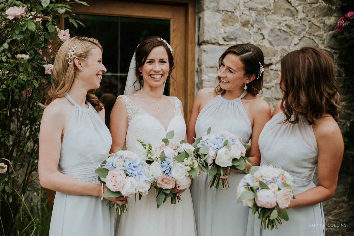 bride and bridesmaid 