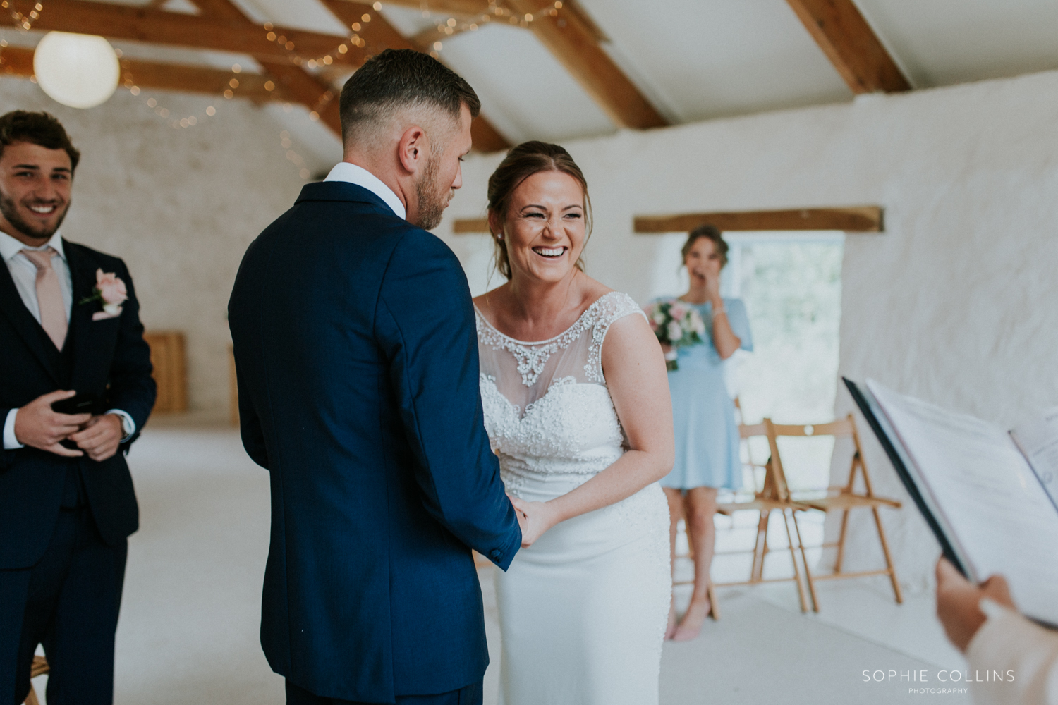 bride laughing