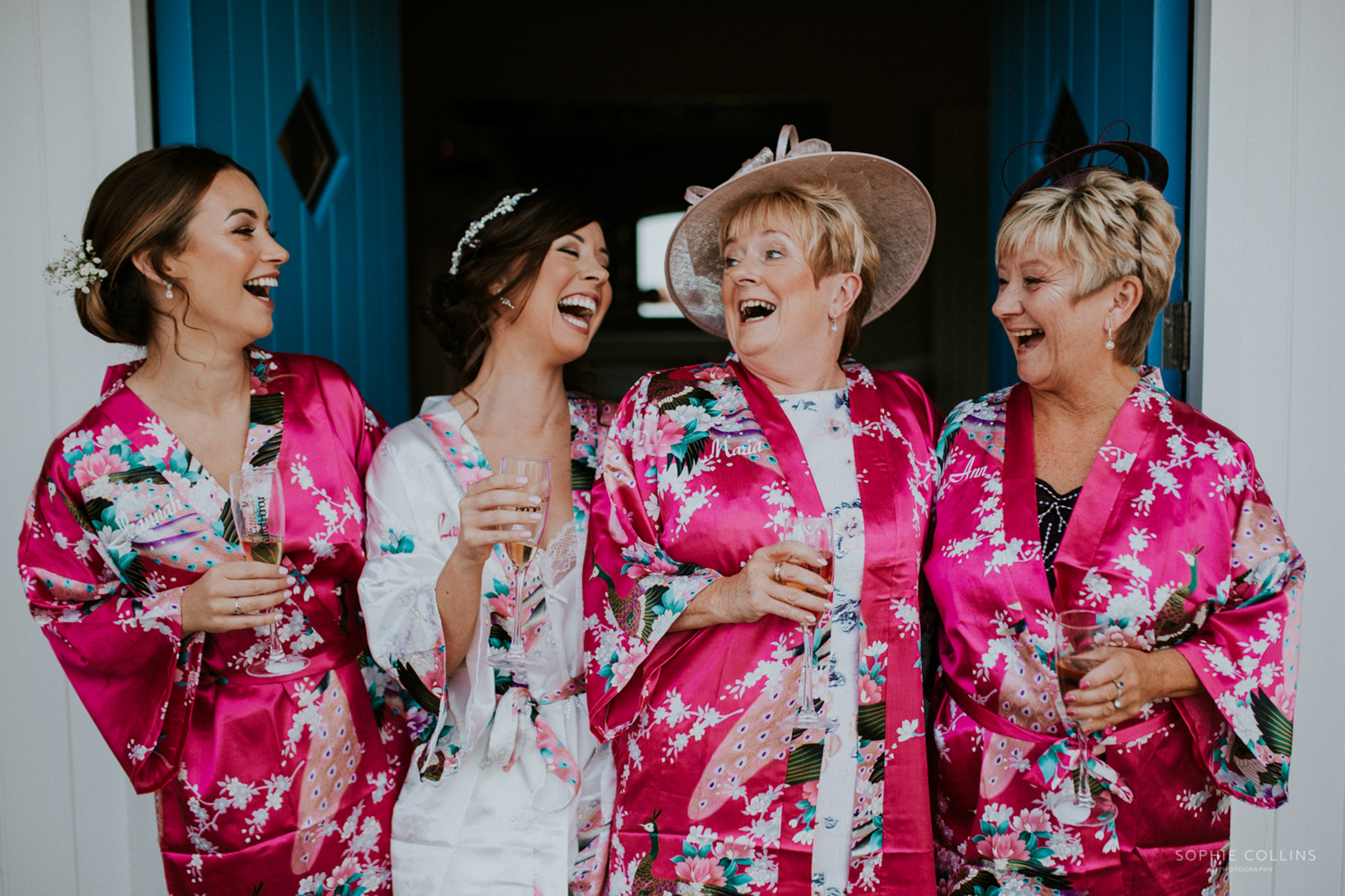 bride and bridesmaids