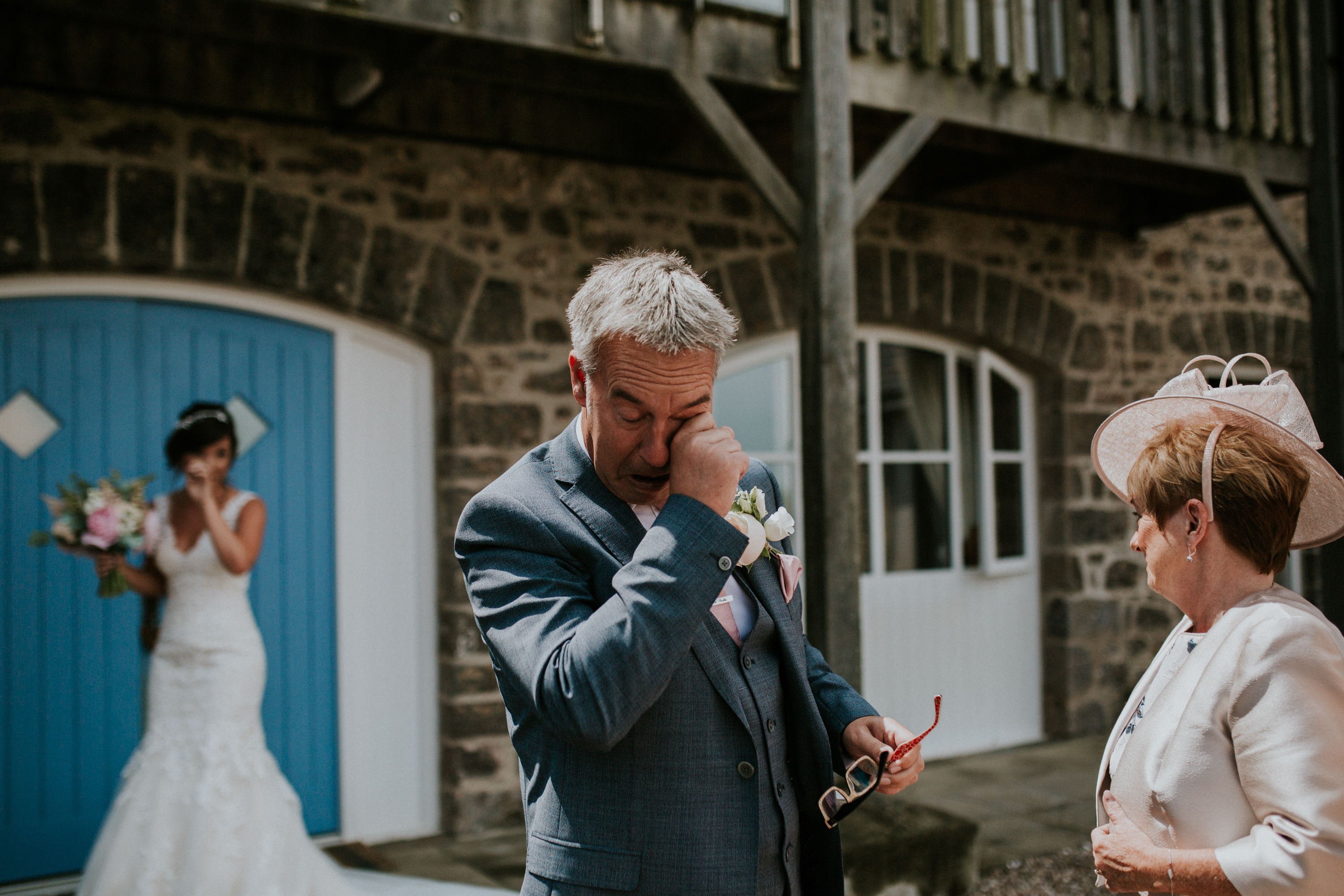 groom crying