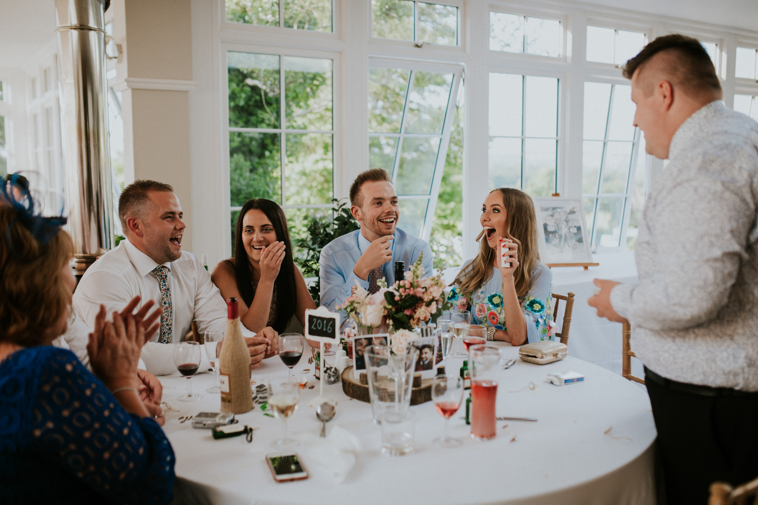 guests with magician