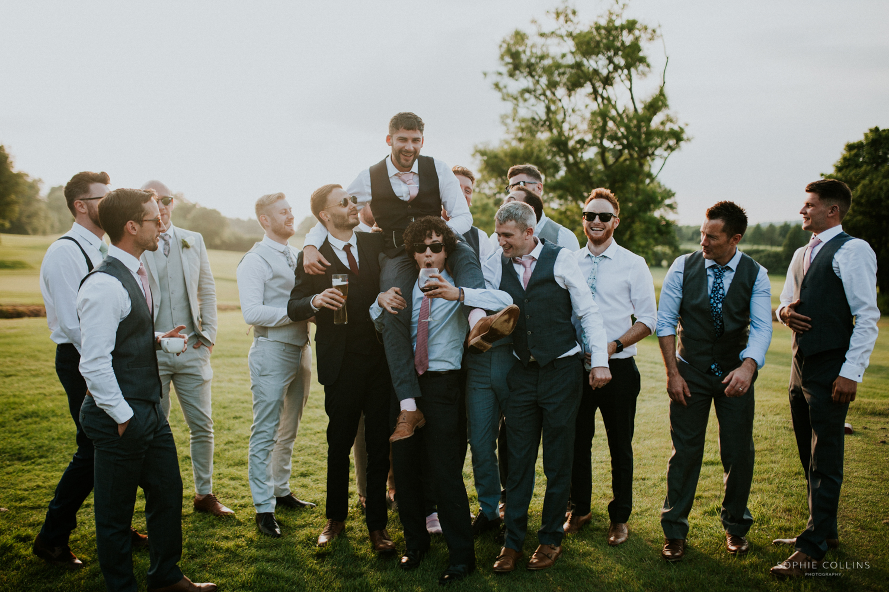 groom and groomsmen