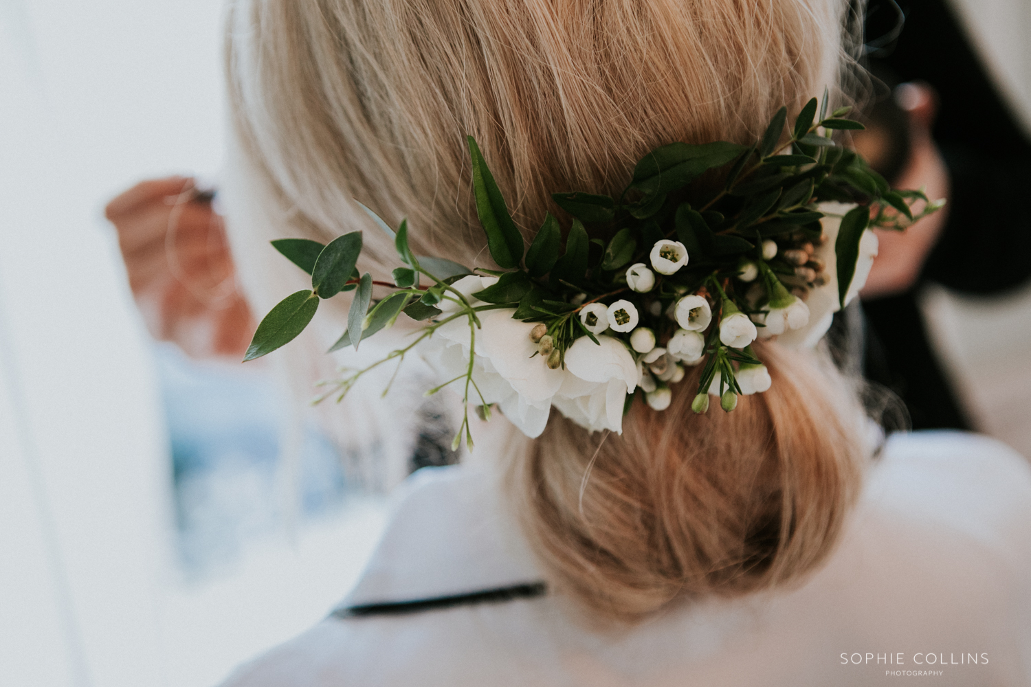 brides hair