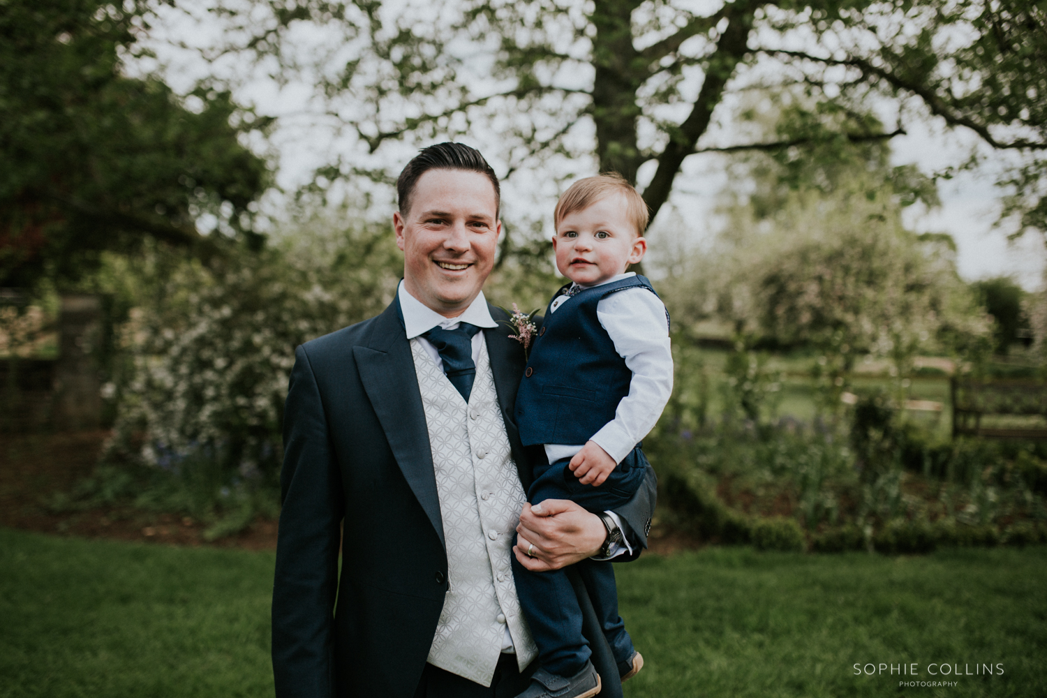 groomsman and little boy 