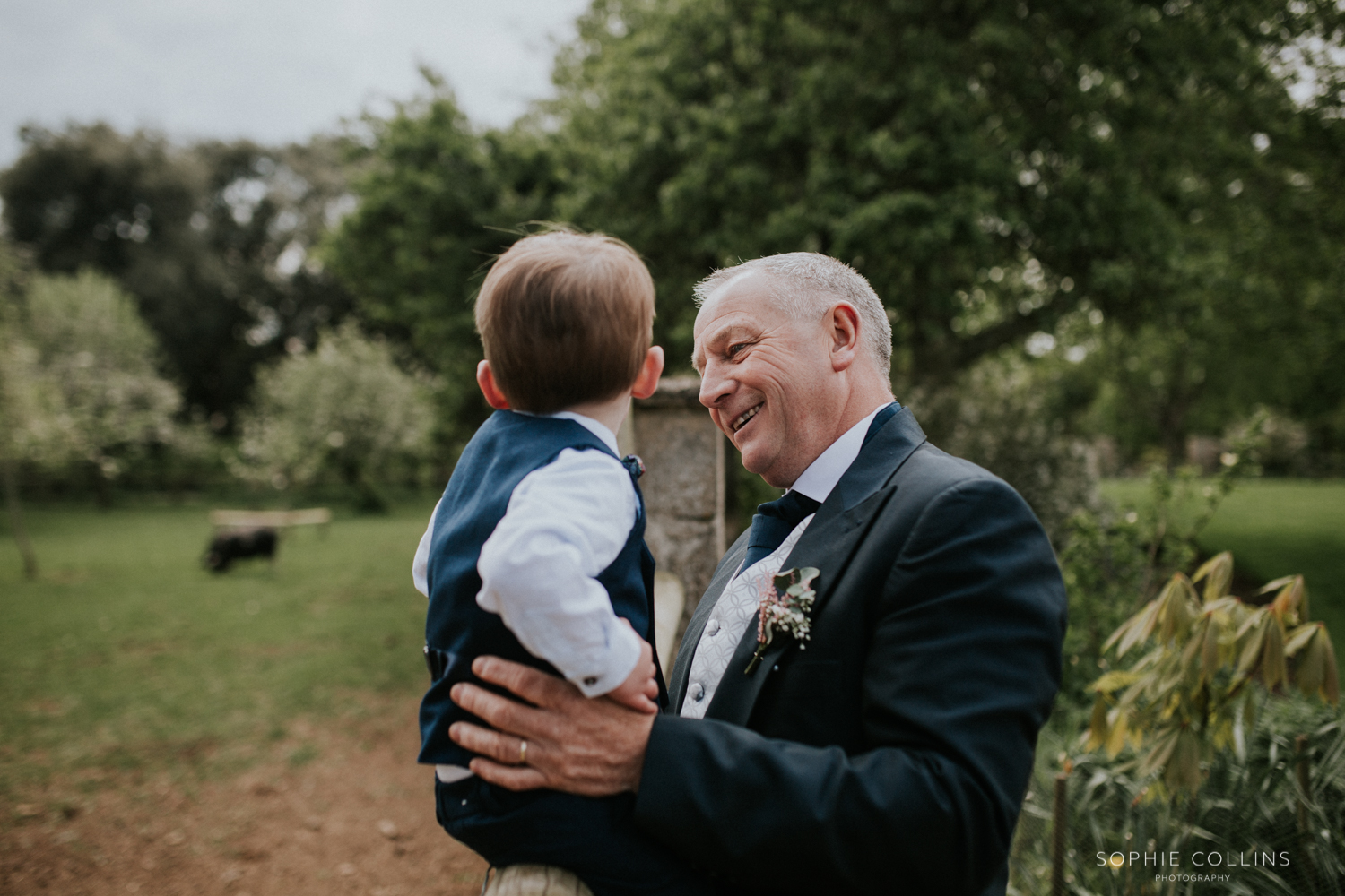 little boy and granddad 