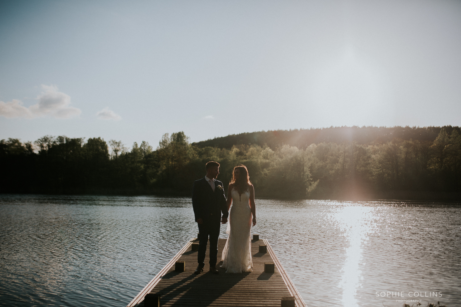 walking by the lake 