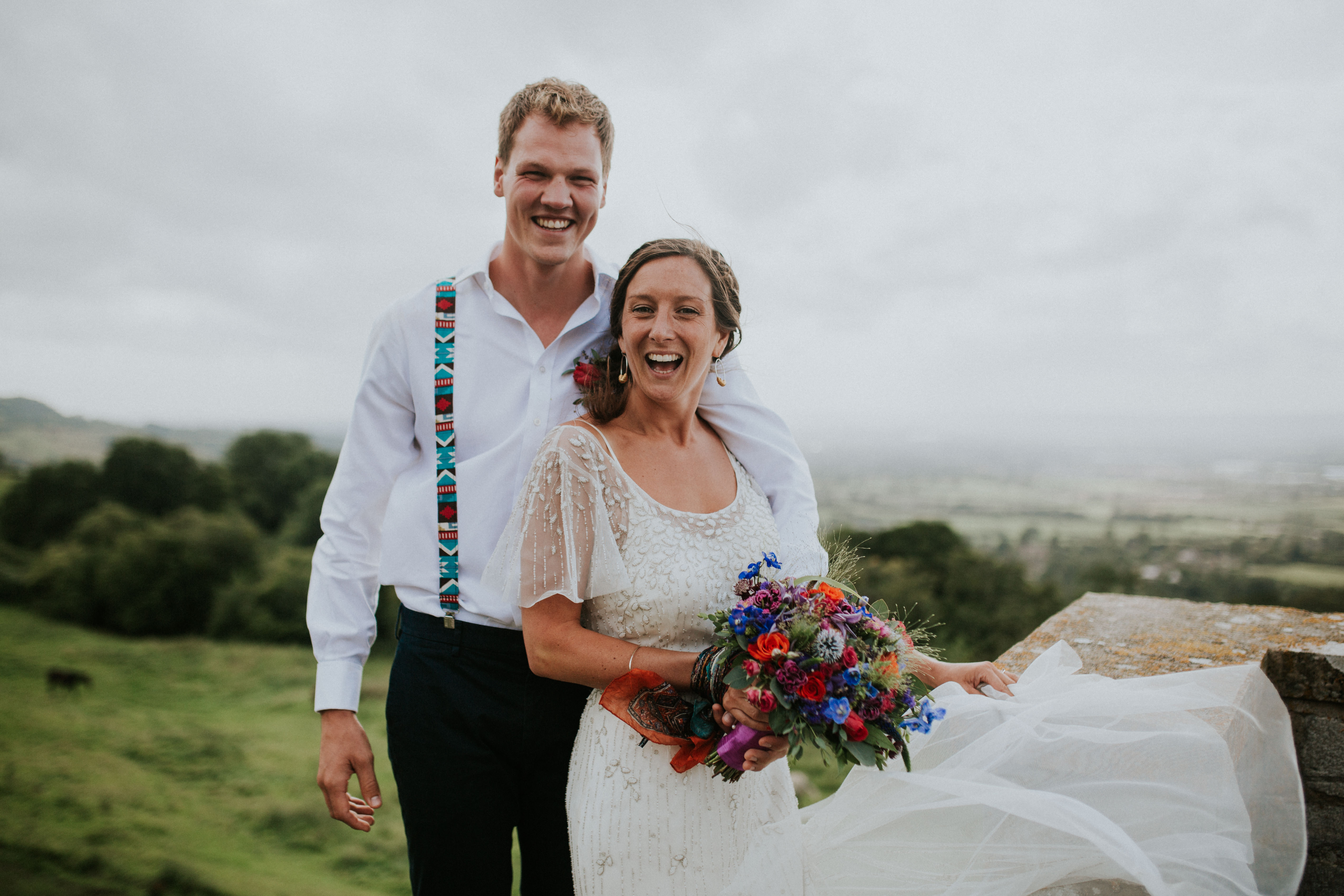 bride and groom portraits 