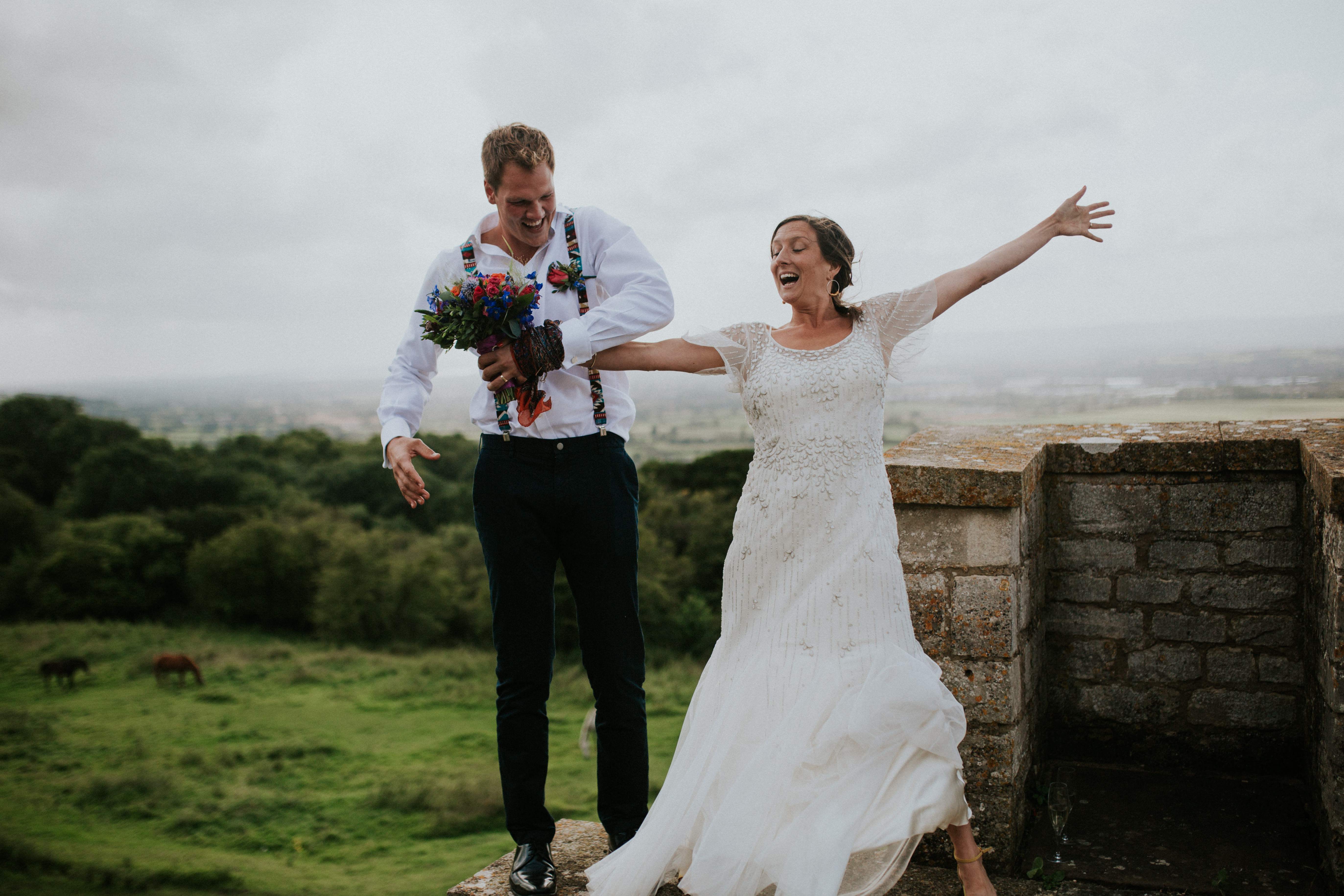 bride and groom portraits 