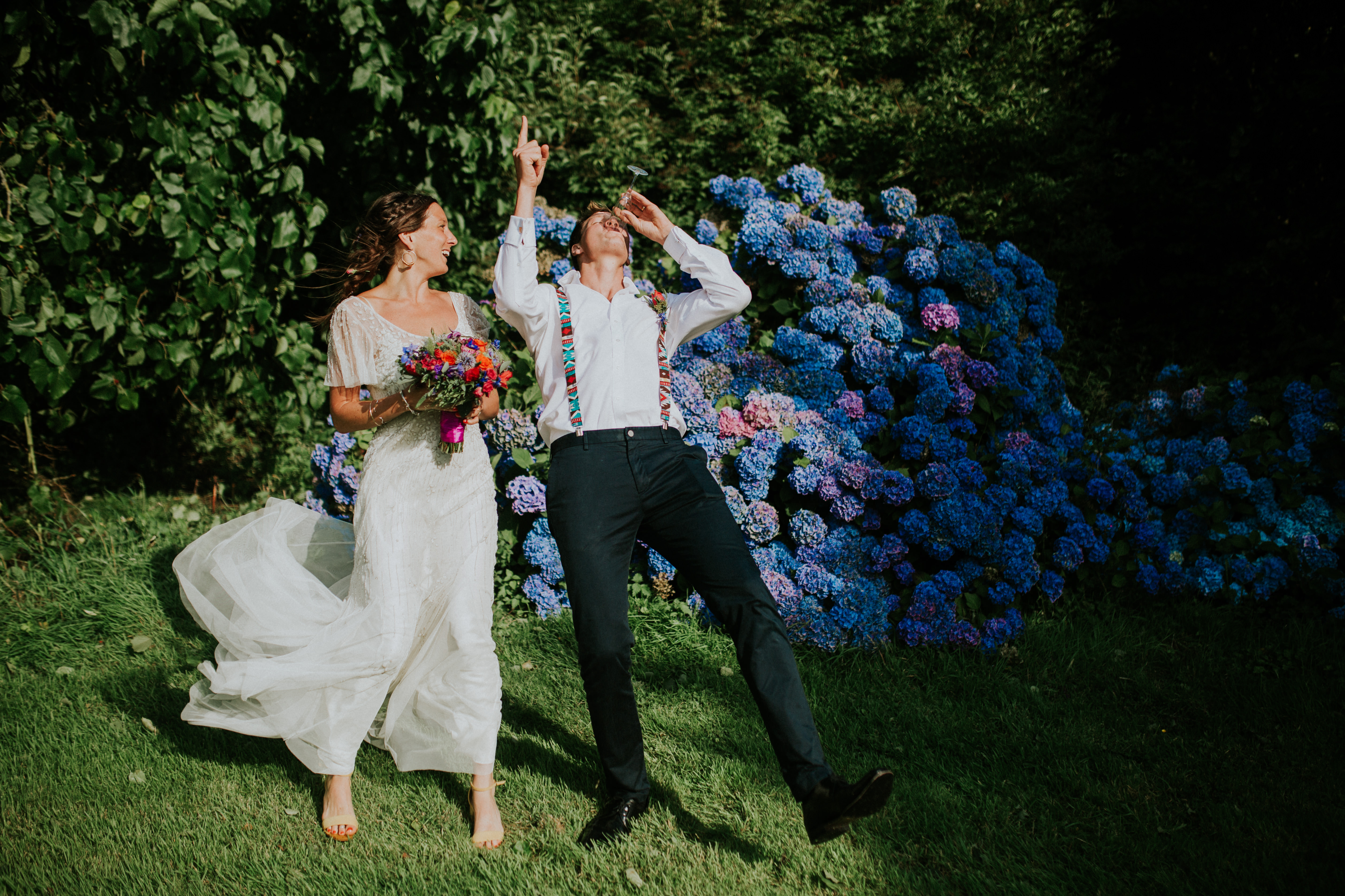 bride and groom portraits 