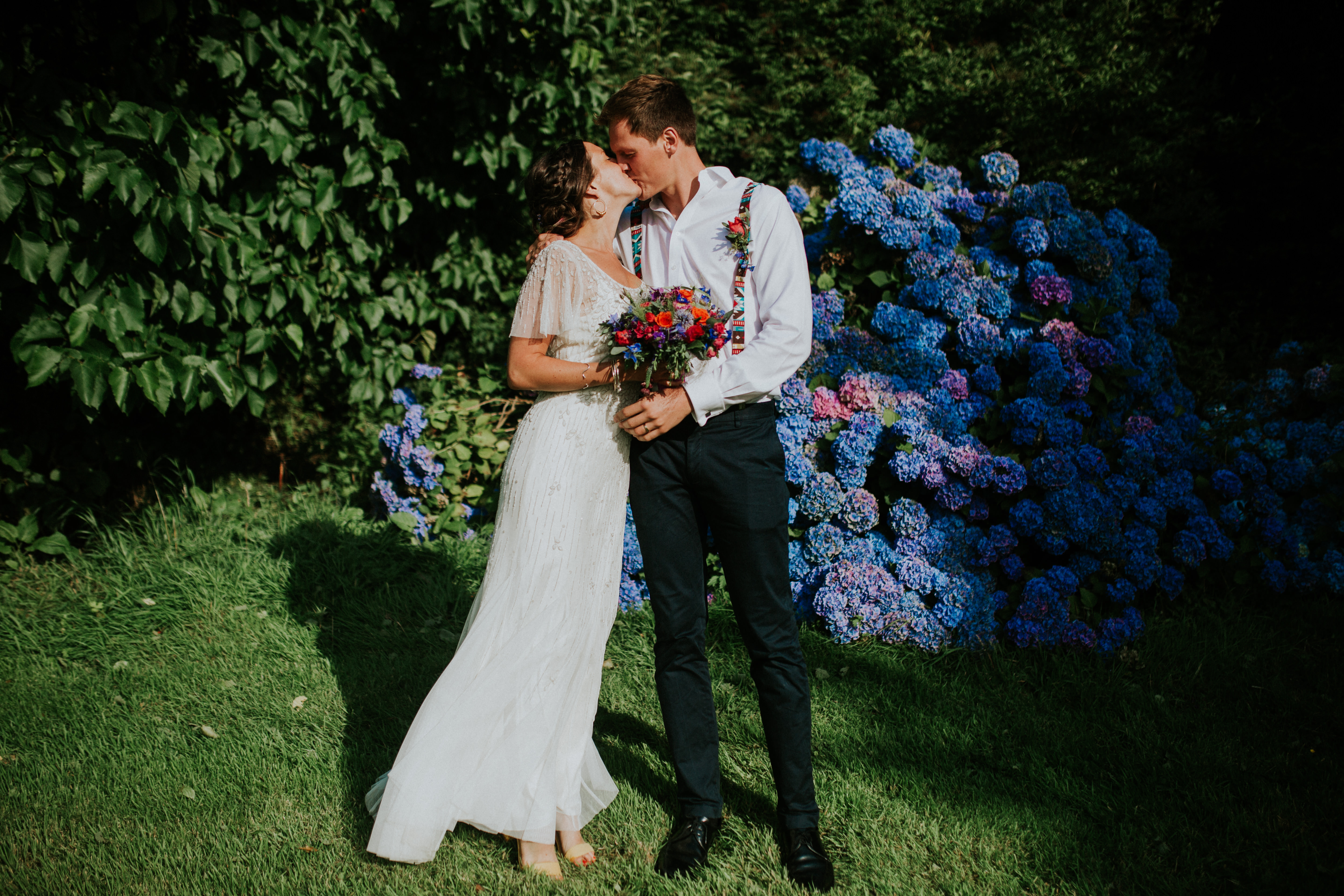 bride and groom portraits 