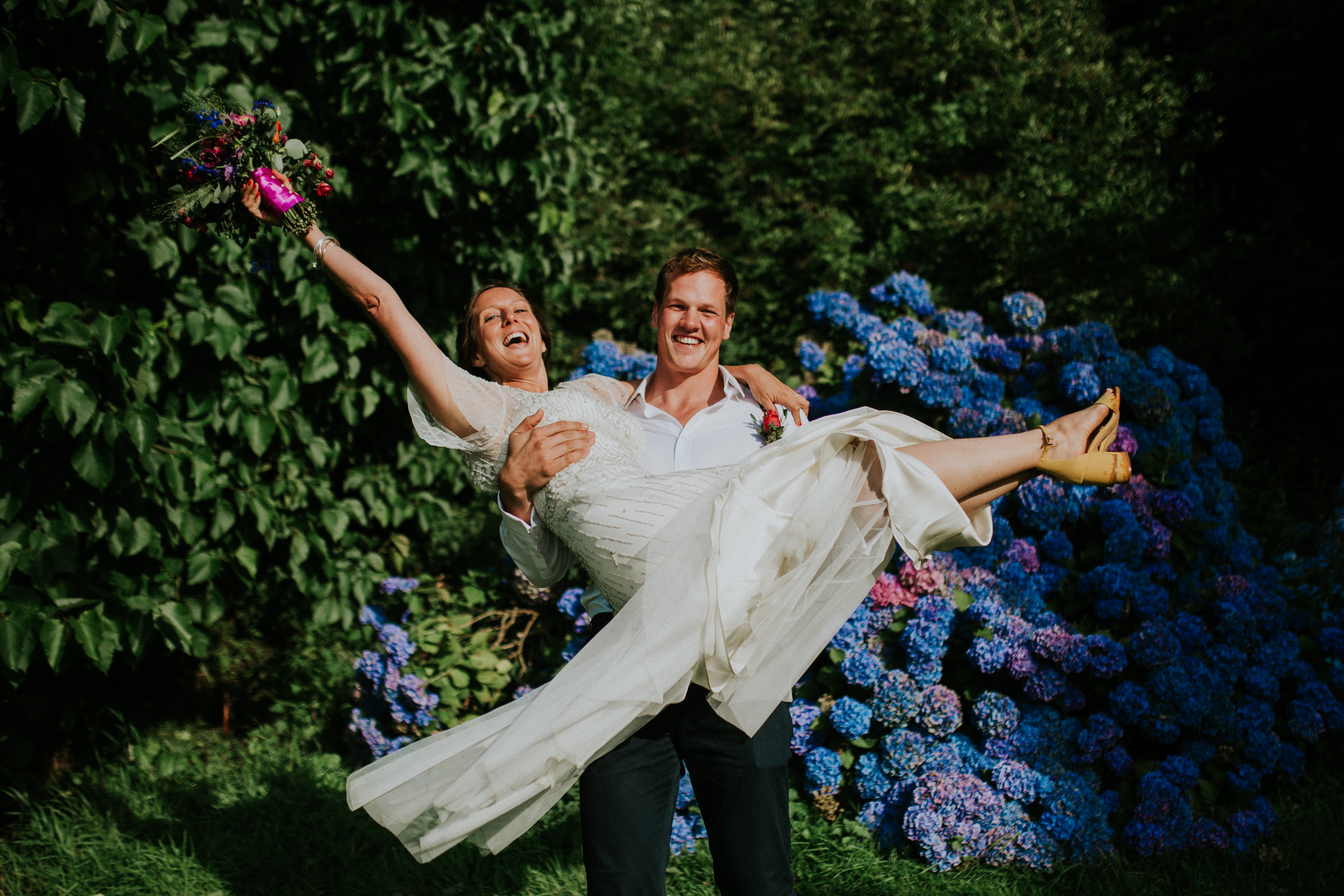 bride and groom portraits 